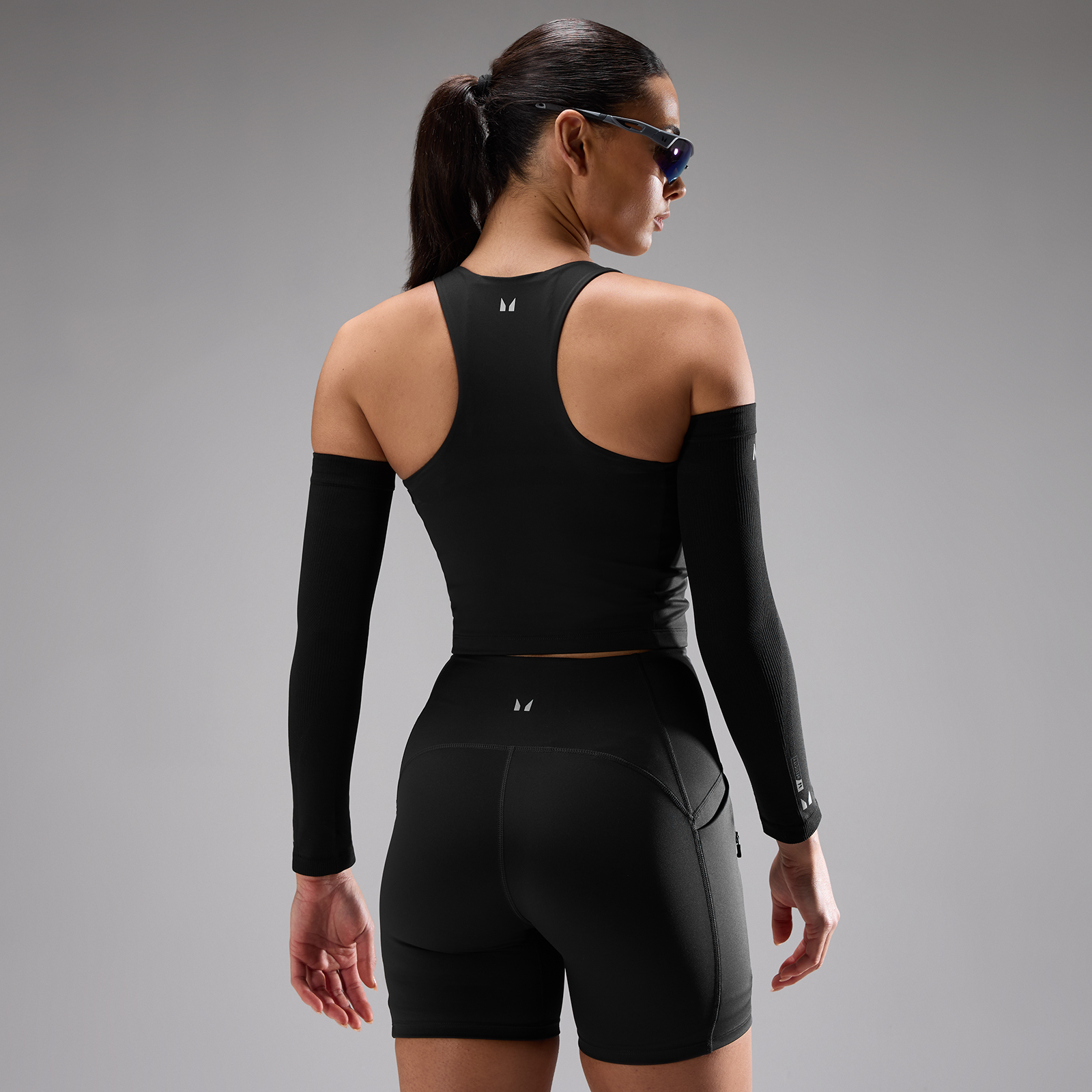 MP Damen Velocity Ultra Zip Front Race Top - Schwarz - XXL