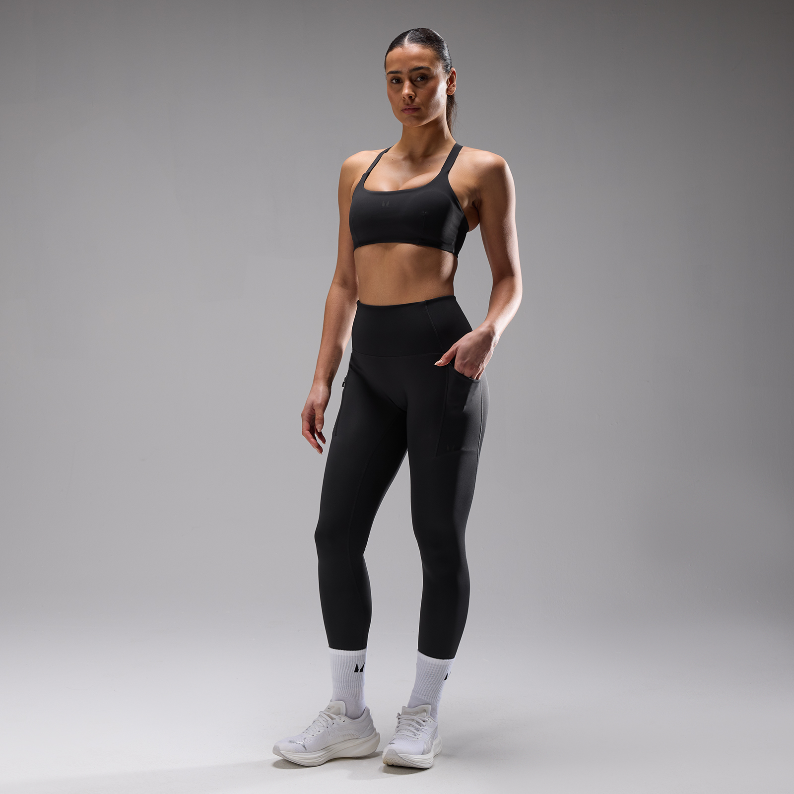 Thumbnail - MP Damen Velocity Ultra Leggings - Schwarz - XS