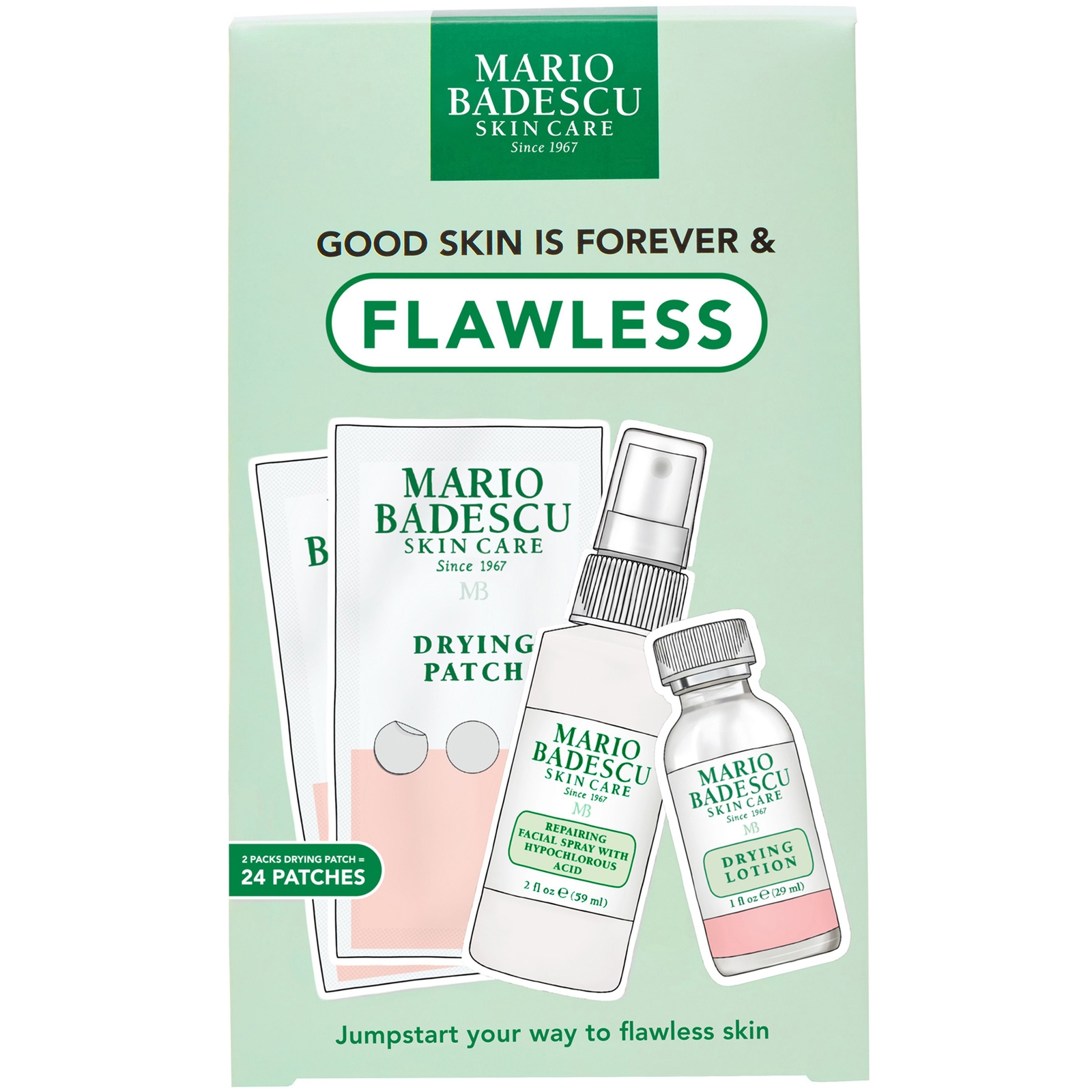 

Mario Badescu Good Skin is Forever & Flawless Set