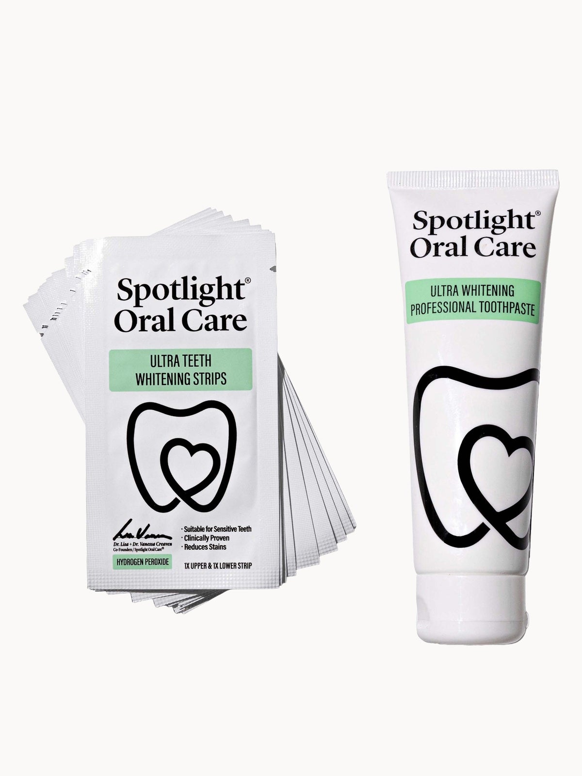 Spotlight Oral Care 14 Day Ultra Teeth Whitening Strips & Ultra Whitening Toothpaste Kit 2