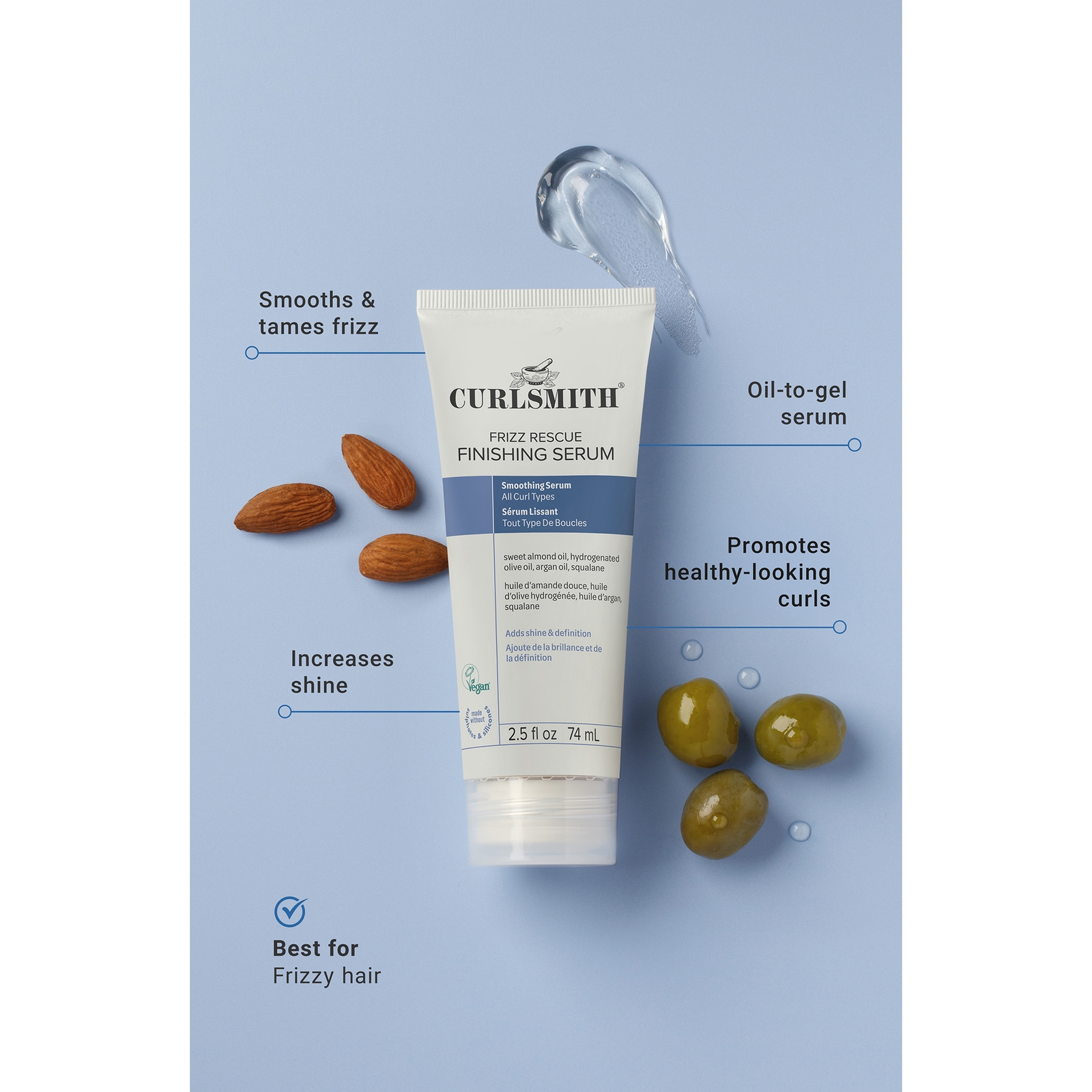 Thumbnail - Curlsmith Frizz Rescue Finishing Serum 74ml