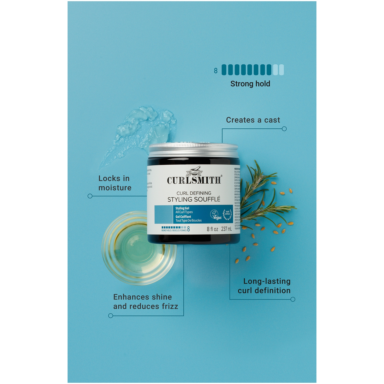 Thumbnail - Curlsmith Curl Defining Styling Souffle Jumbo Size 437ml