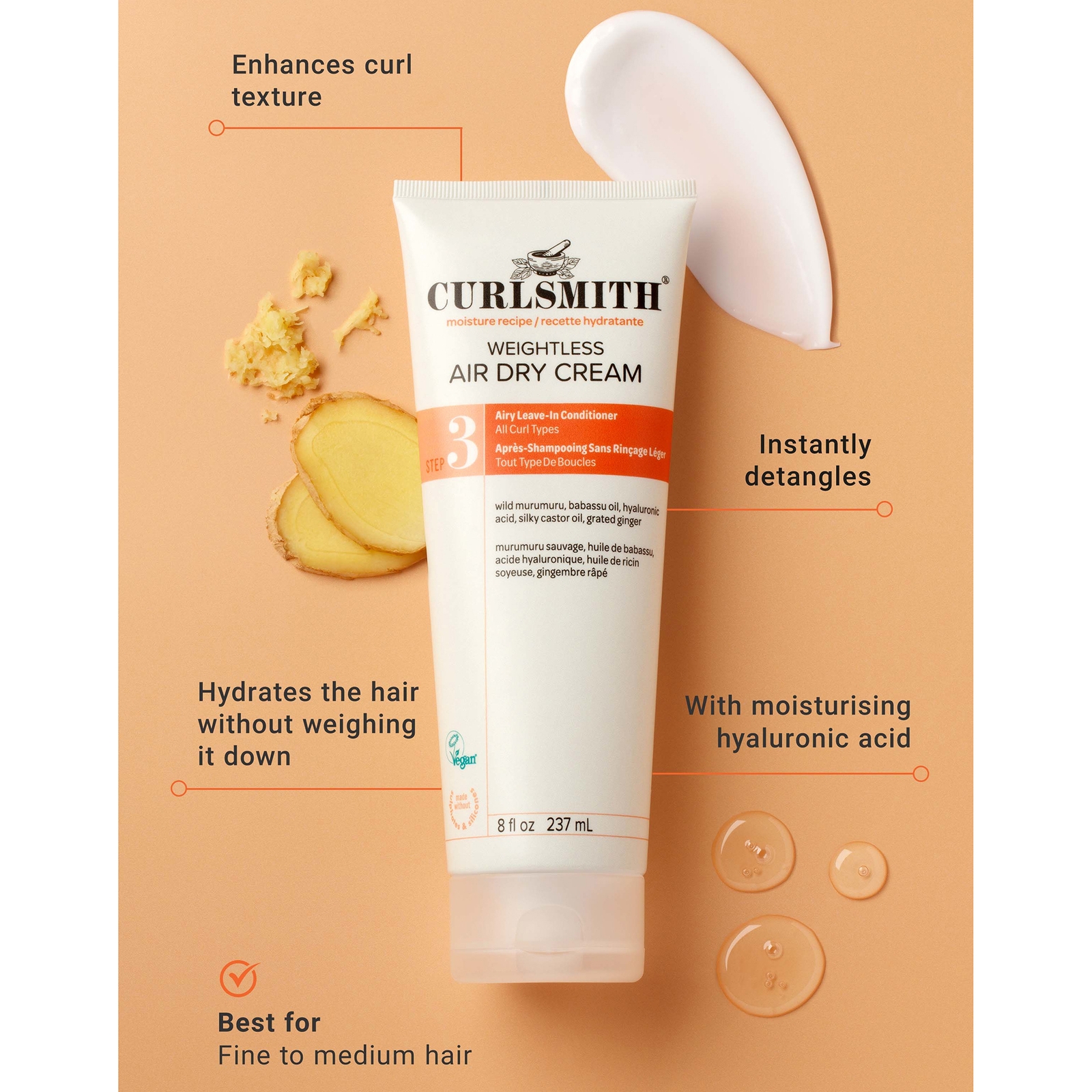 Thumbnail - Curlsmith Weightless Air Dry Cream 237ml