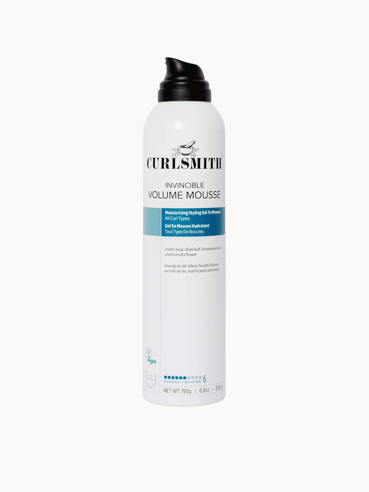 Curlsmith Invincible Volume Mousse 200ml