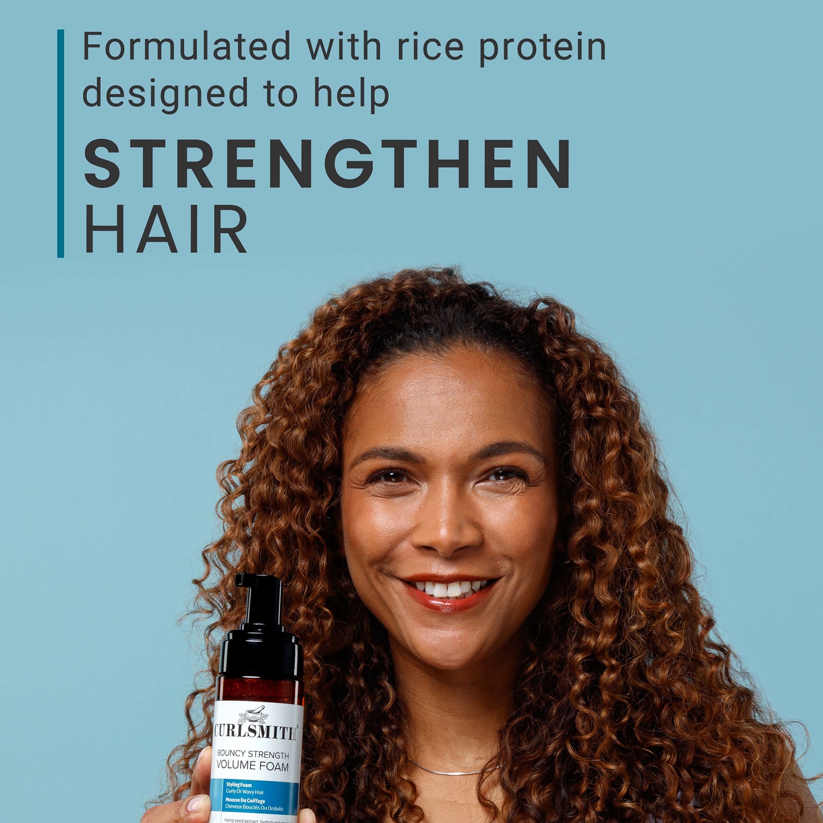 Thumbnail - Curlsmith Bouncy Strength Volume Foam 222ml