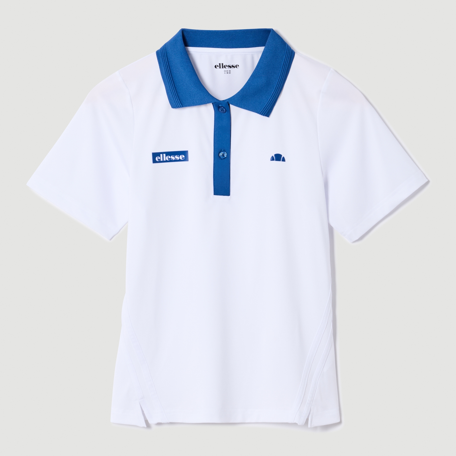 Image of Women's Di Lepre Polo Top White/Blue