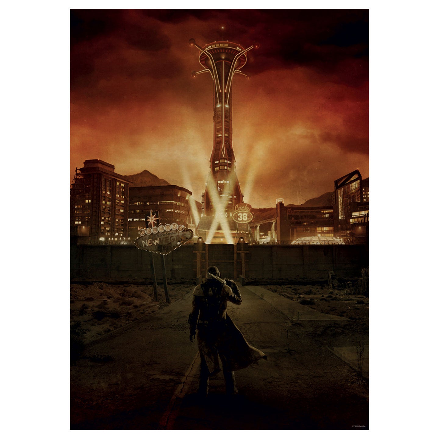 Fallout: New Vegas A3 Art Print