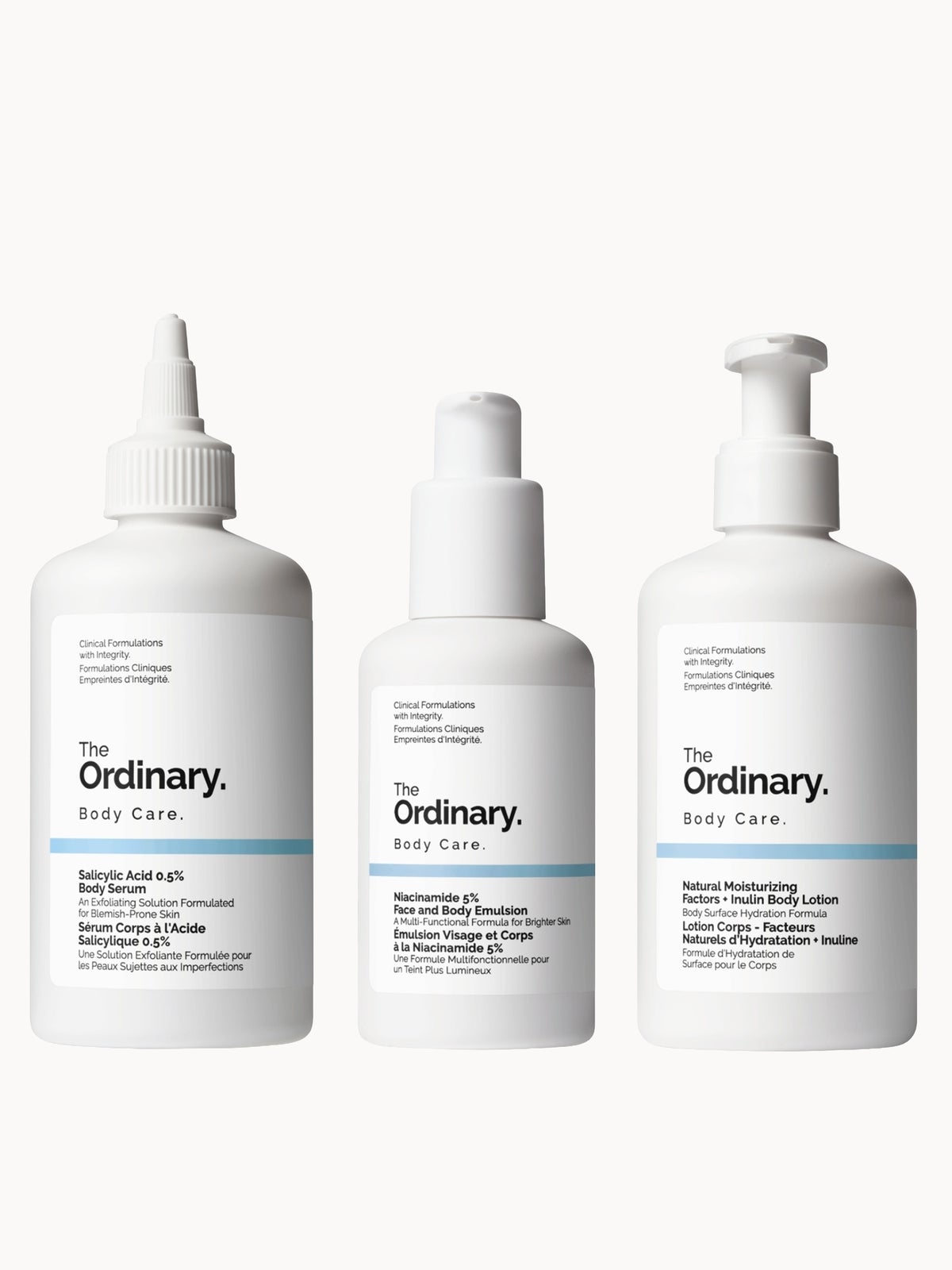 The Ordinary Body Care Routine for Smooth Skin with Salicylic Acid and Niacinamide