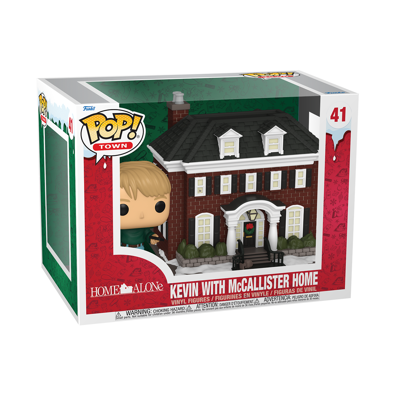 Image of Home Alone Kevin w/ Home Funko Pop Town