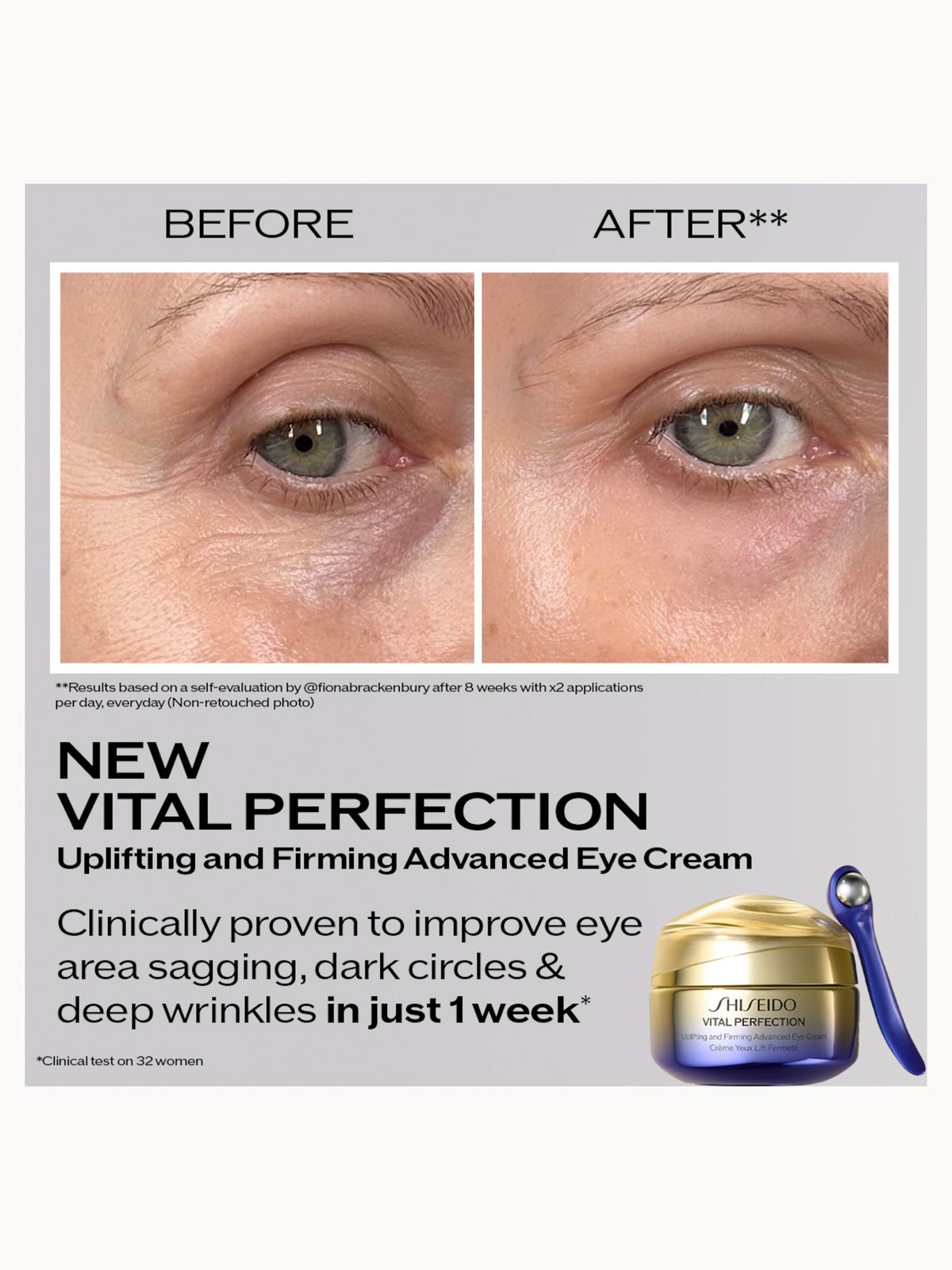 Shiseido Vital Perfection Uplifting and Firming Eye Cream 15ml 4