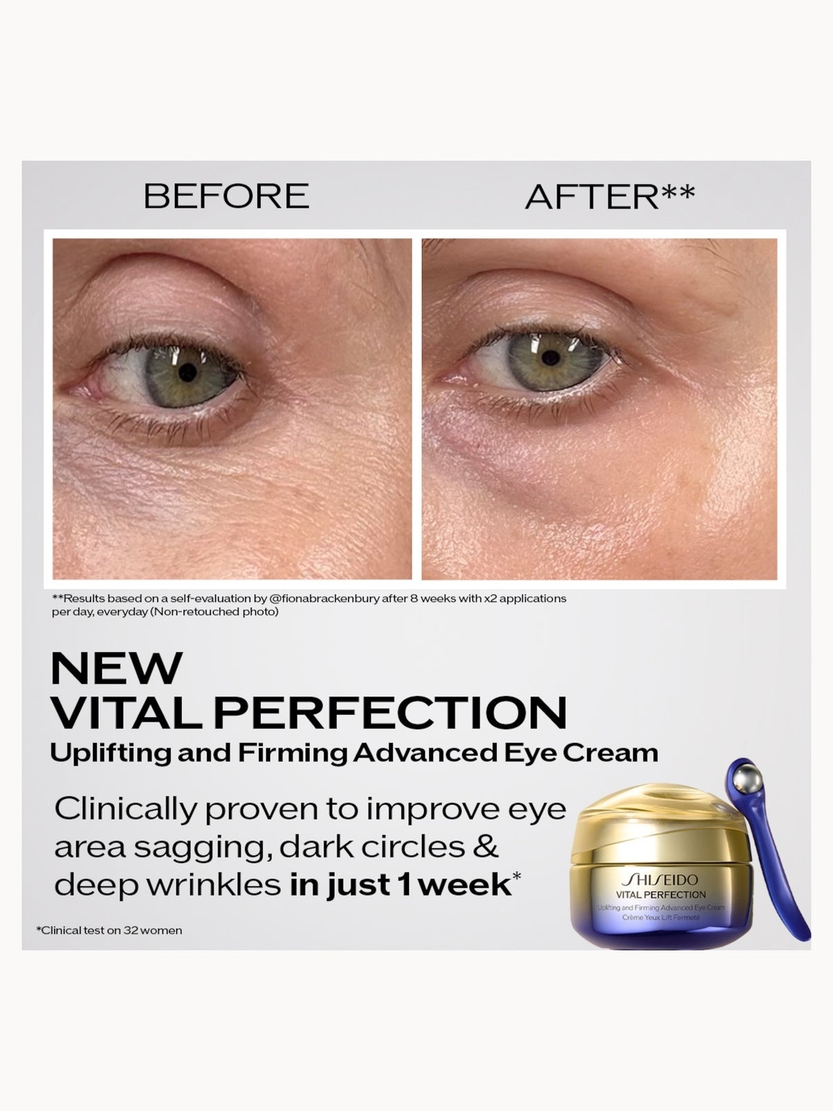 Shiseido Vital Perfection Uplifting and Firming Eye Cream 15ml 3