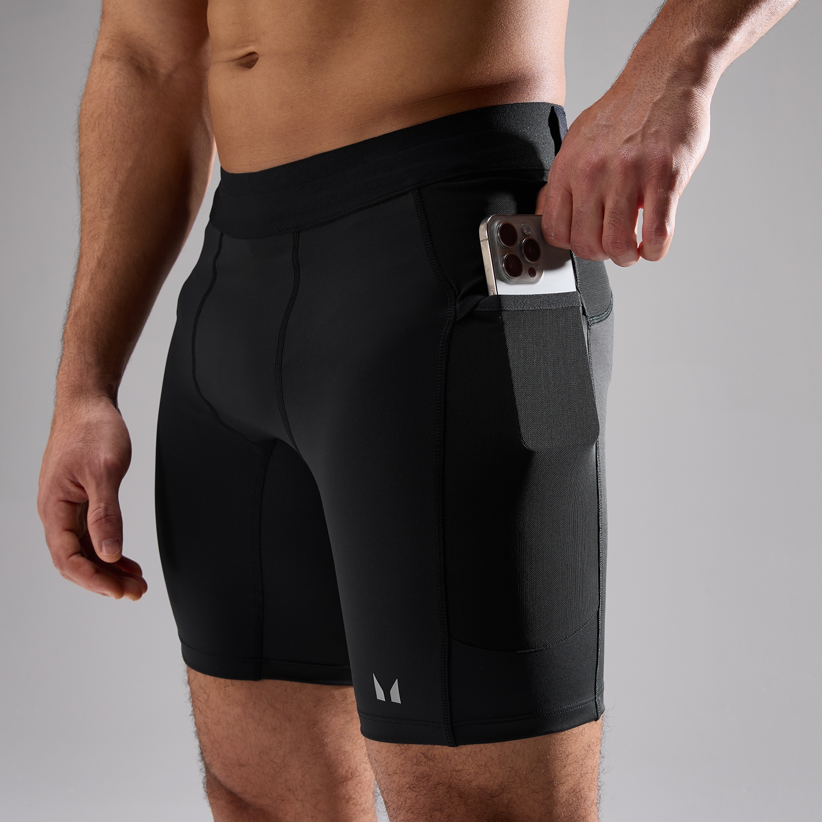 Thumbnail - MP Herren Velocity Ultra Storage Half Tight - Schwarz - XS