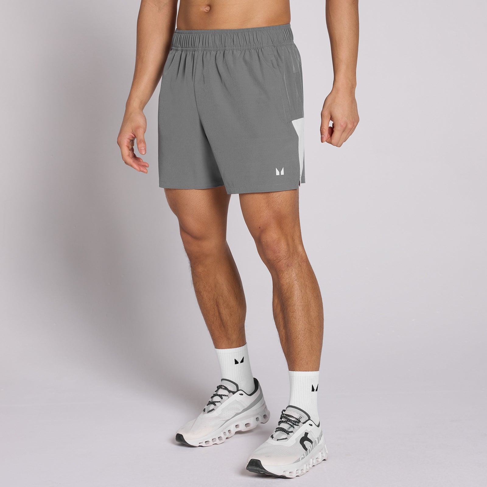 MP Active træningsshorts til mænd med 5  ben og lommer - stålgrå - XXXL