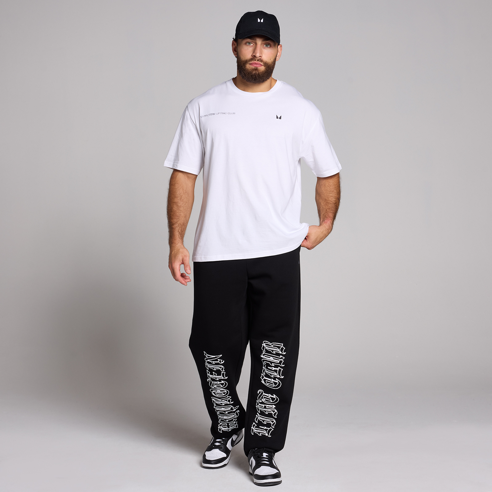 5059883510958 - MP Mens Origin Lift Club Oversized Graphic T-Shirt - White - L 5059883510958 - MP Mens Origin Lift Club Oversized Graphic T-Shirt - White - L