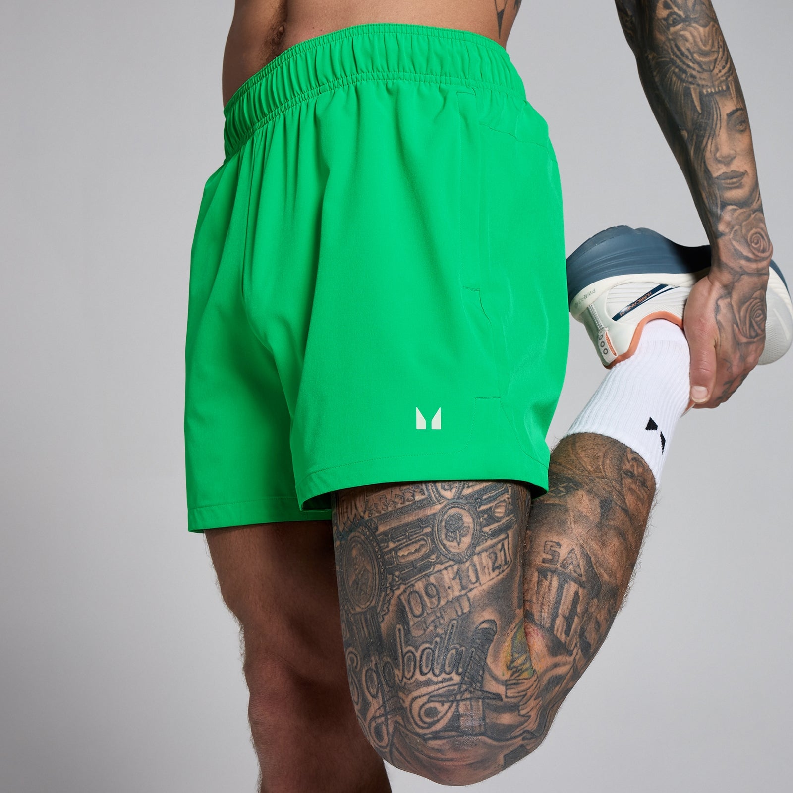MP Herren Training 5 Woven Shorts - Zesty Green - XS — Bild 5