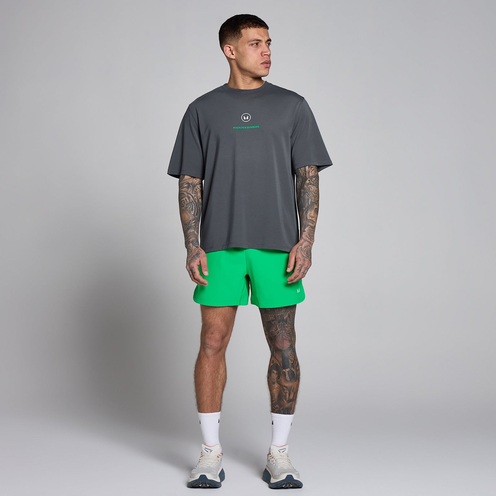 MP Herren Training 5 Woven Shorts - Zesty Green - XS — Bild 4