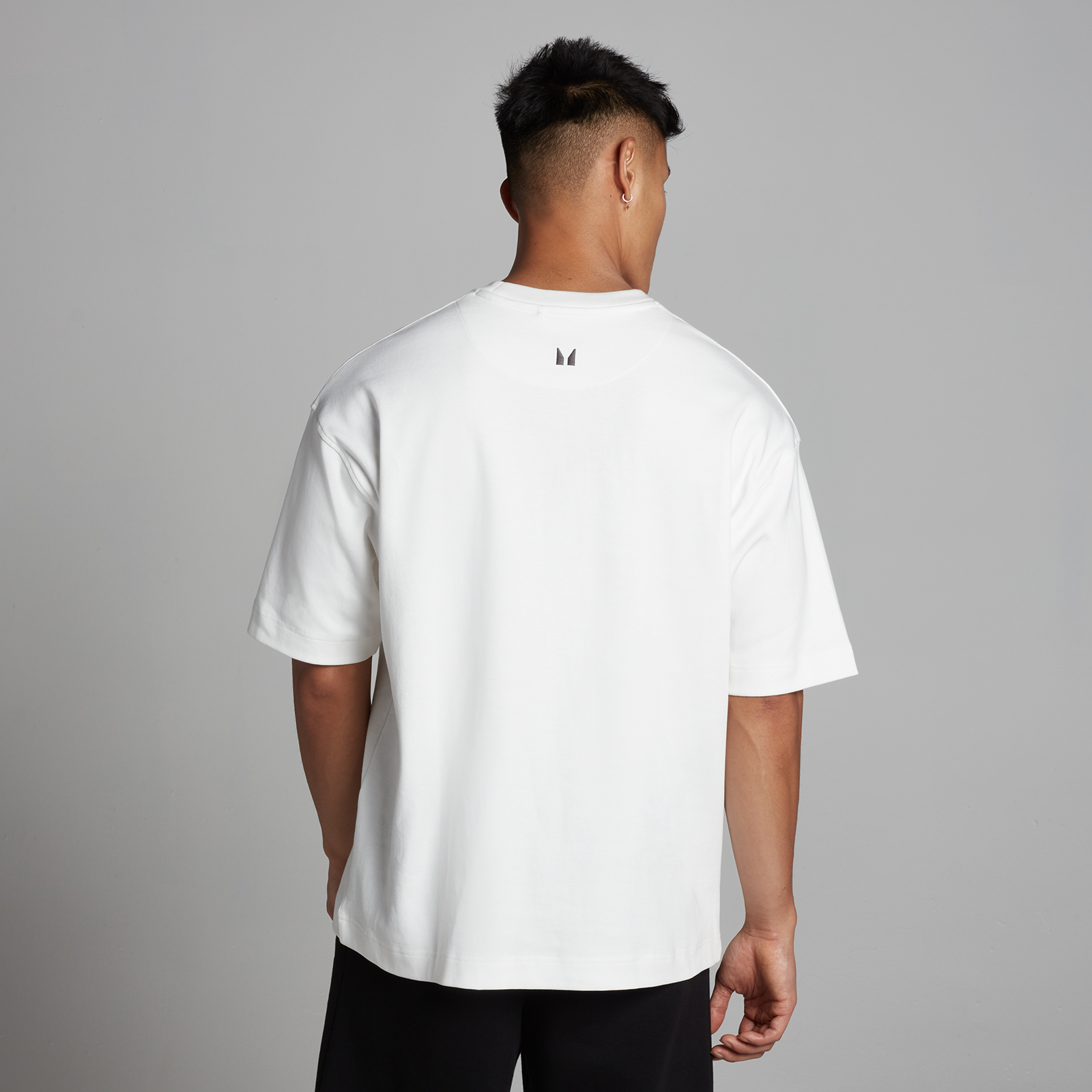 MP Herren Oversized Baumwoll-T-Shirt - Weiß - XL