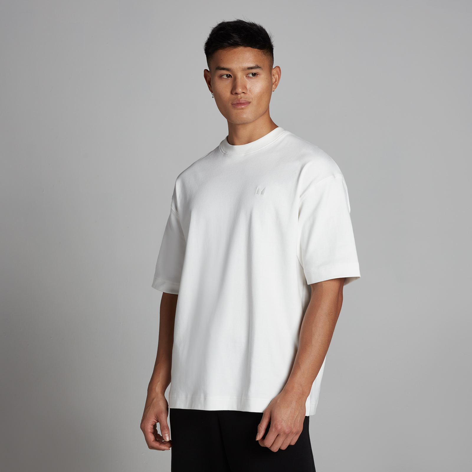 T-shirt oversize in cotone MP uomo - Bianco - XL