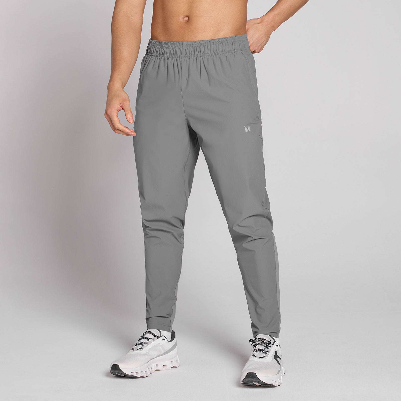 MP Heren Tempo Geweven Joggingbroek - Steel Grey - XXXL