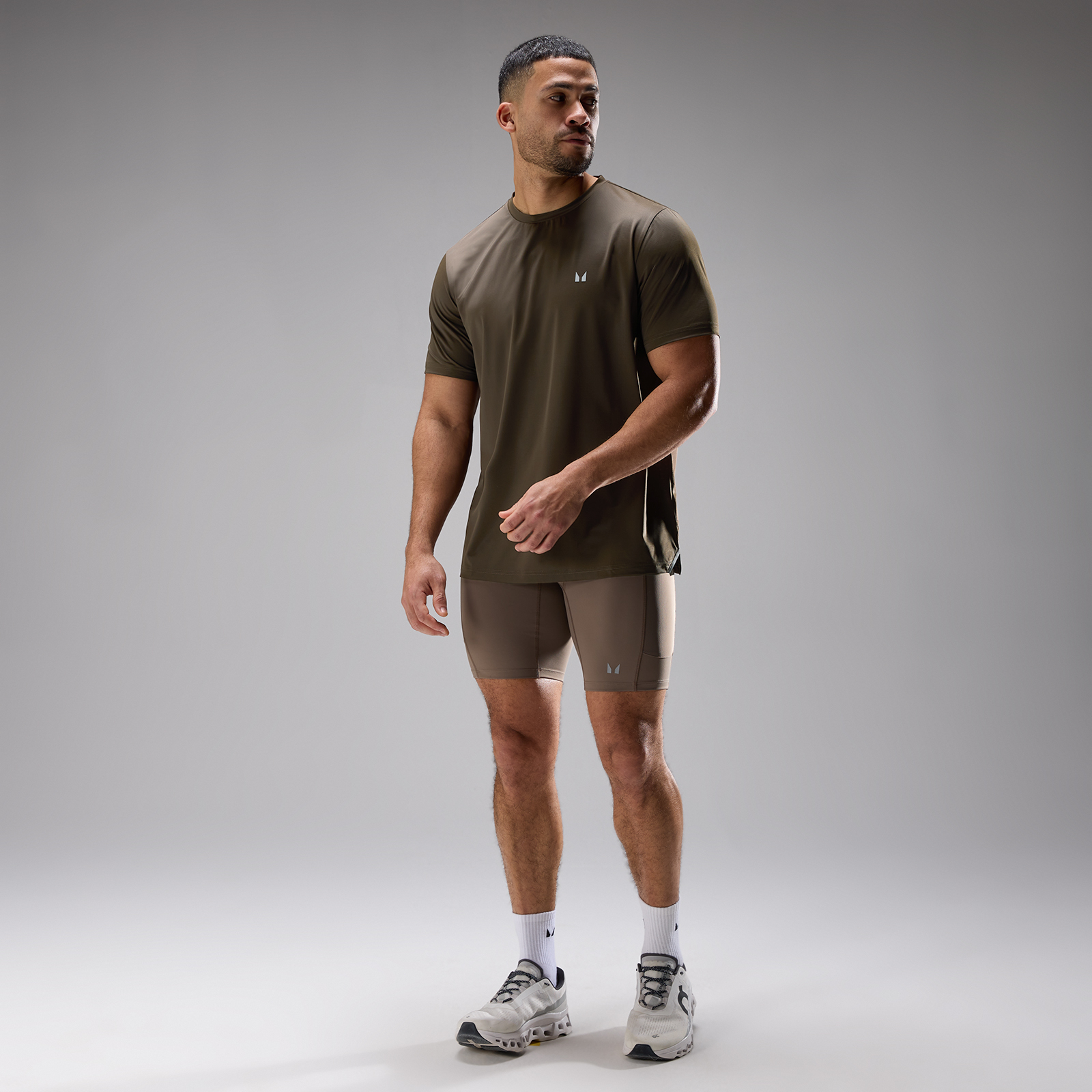 Thumbnail - MP Herren Velocity Ultra Mesh T-Shirt - Erdbraun - L