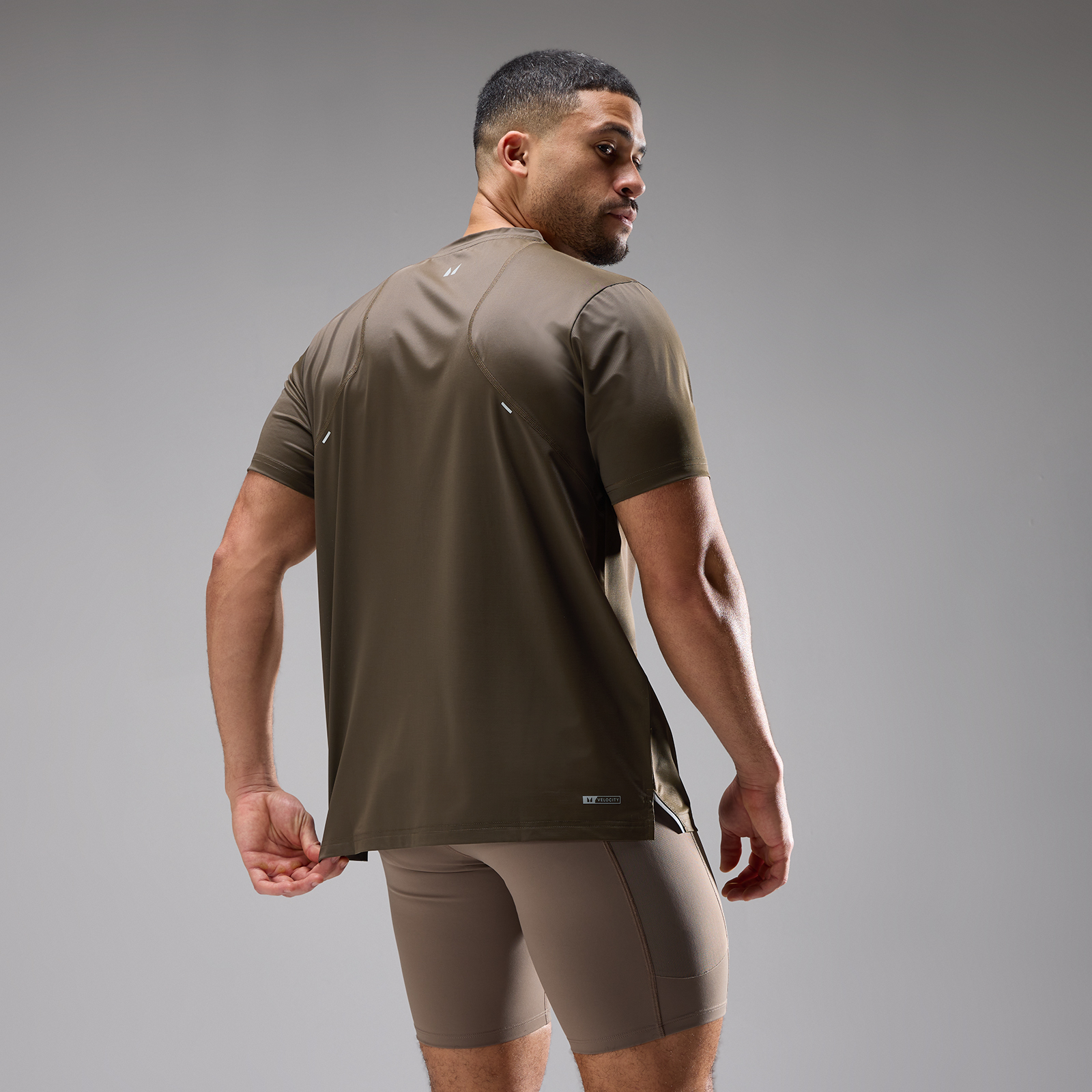 MP Herren Velocity Ultra Mesh T-Shirt - Erdbraun - S