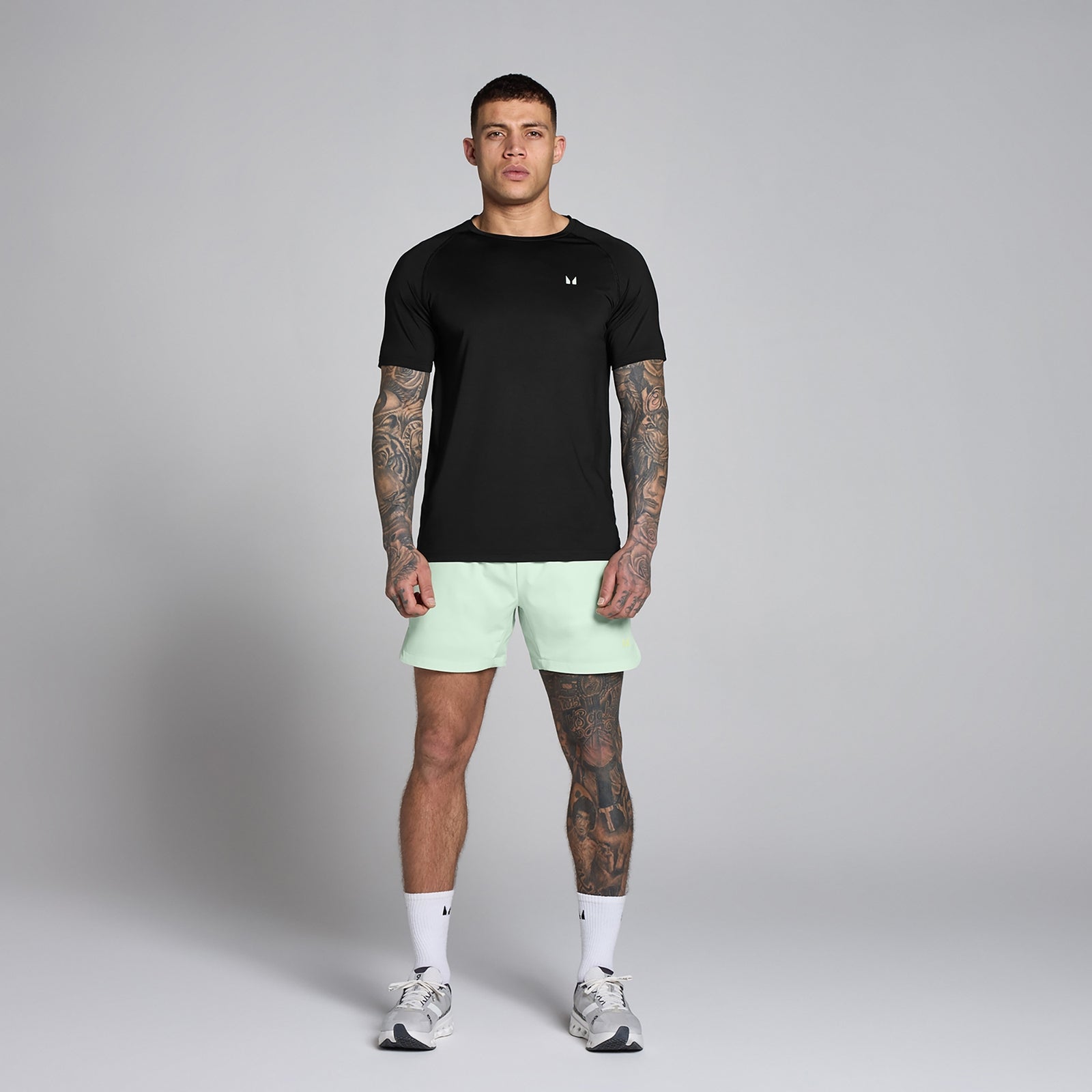 MP Herren Training T-Shirt - Schwarz / Hellgrün - L — Bild 4