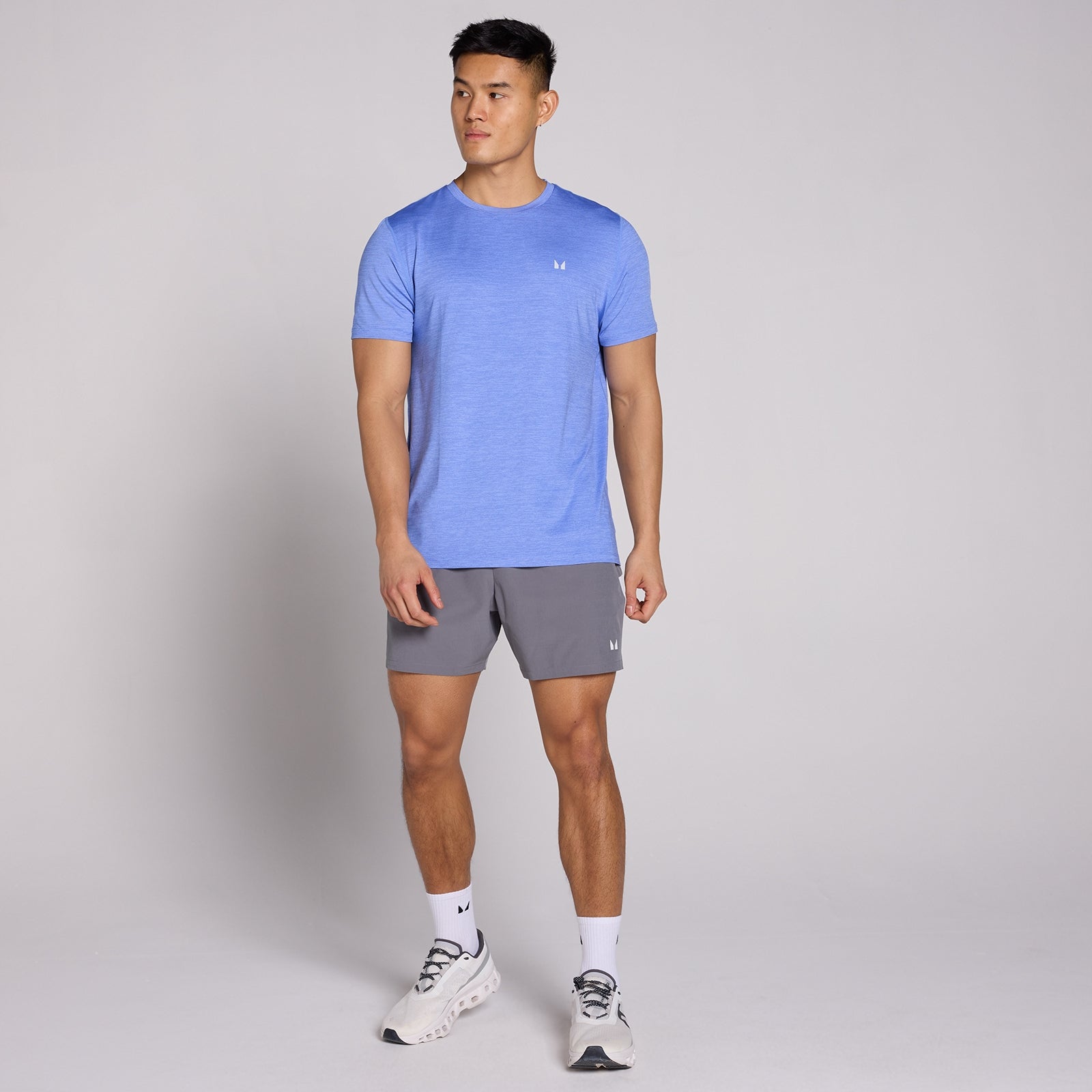 MP Herren Tempo Marl T-Shirt - Kornblumenblau - XS — Bild 4