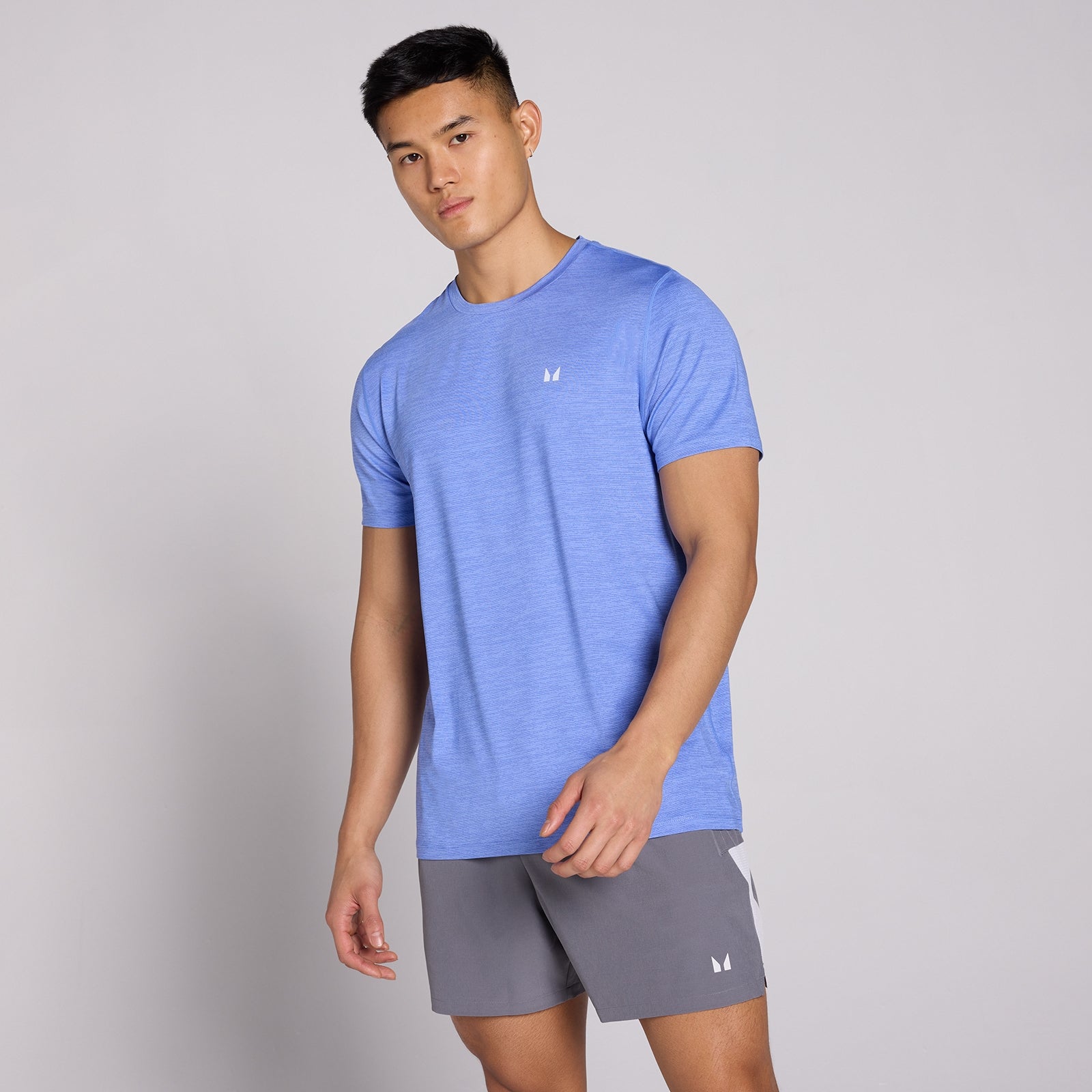MP Herren Tempo Marl T-Shirt - Kornblumenblau - XS — Bild 2