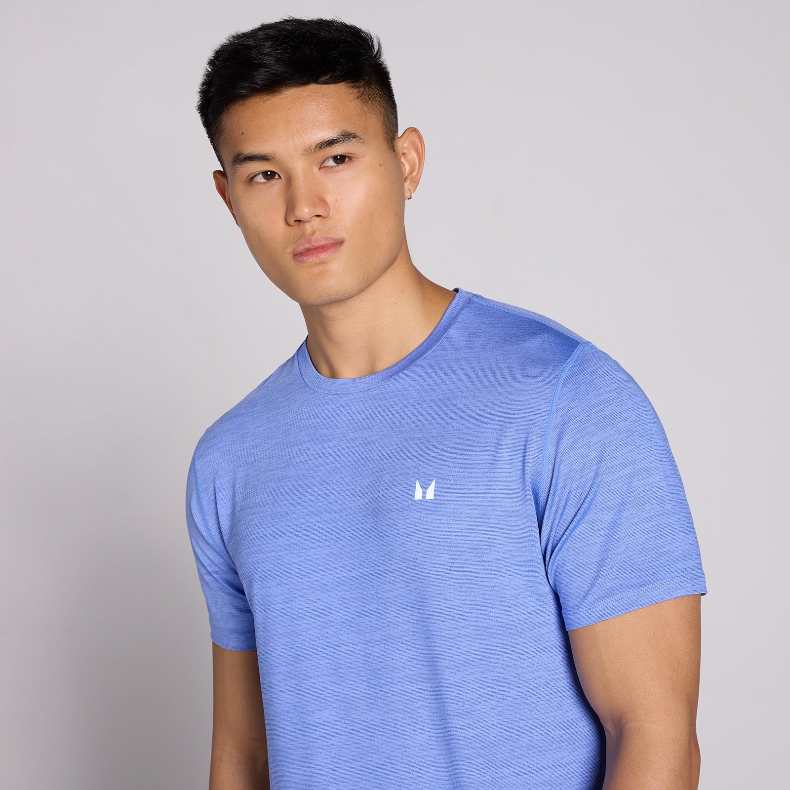 MP Herren Tempo Marl T-Shirt - Kornblumenblau - XS — Bild 5