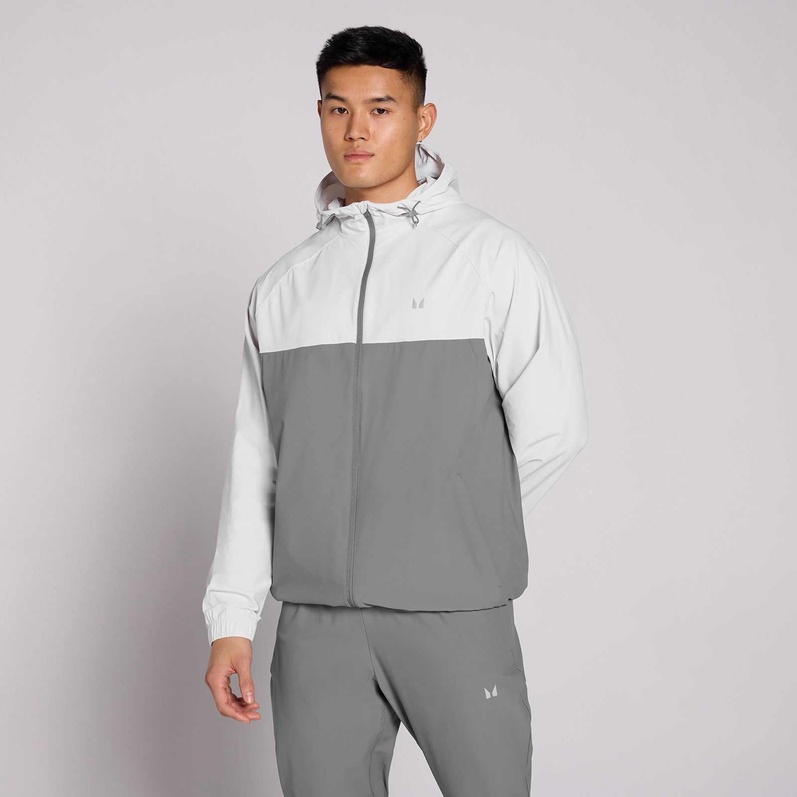 MP Heren Tempo Two Tone Jacket - Lila / Staalgrijs - XXXL