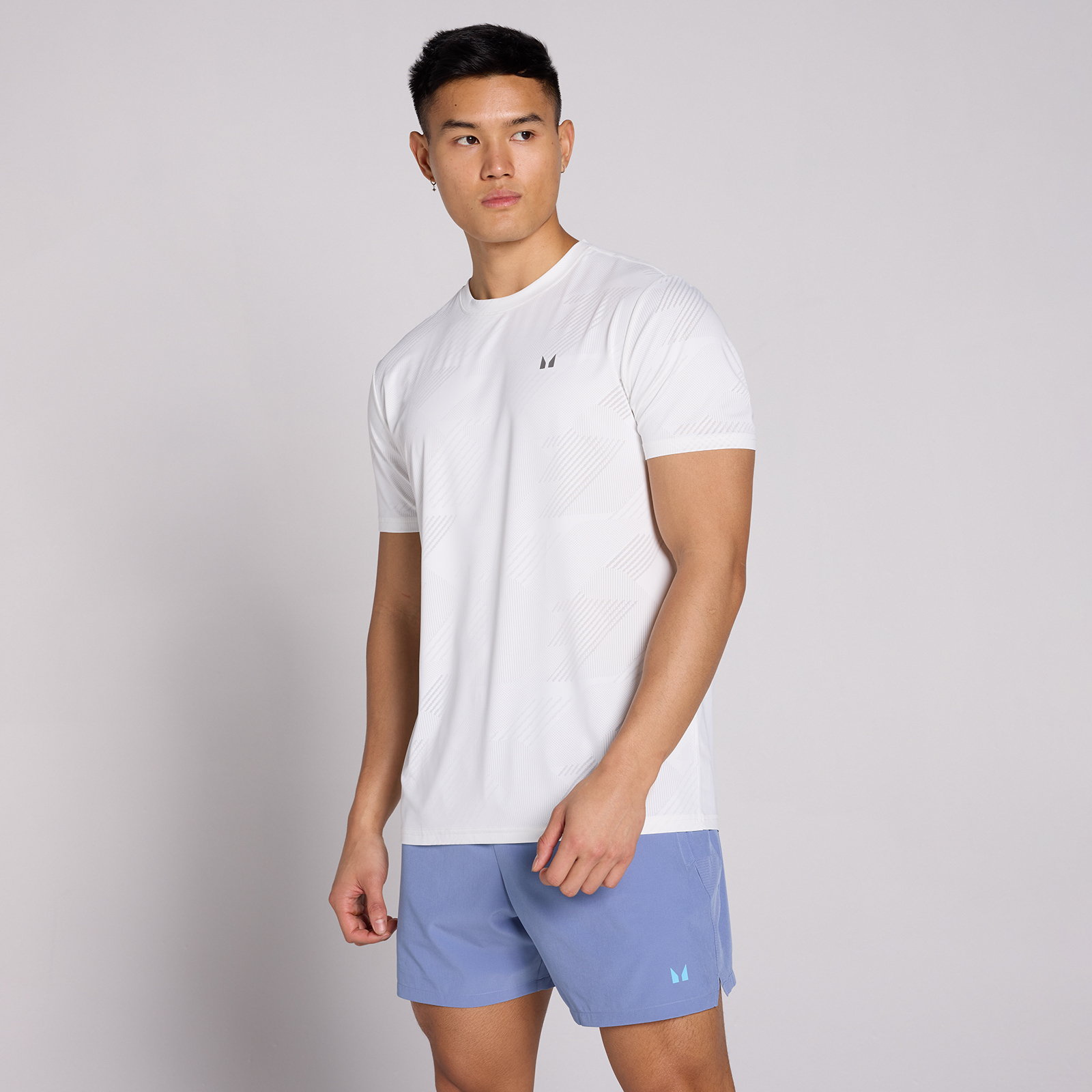 MP Heren Active Training Pillar Graphic T-Shirt - Wit - XXXL