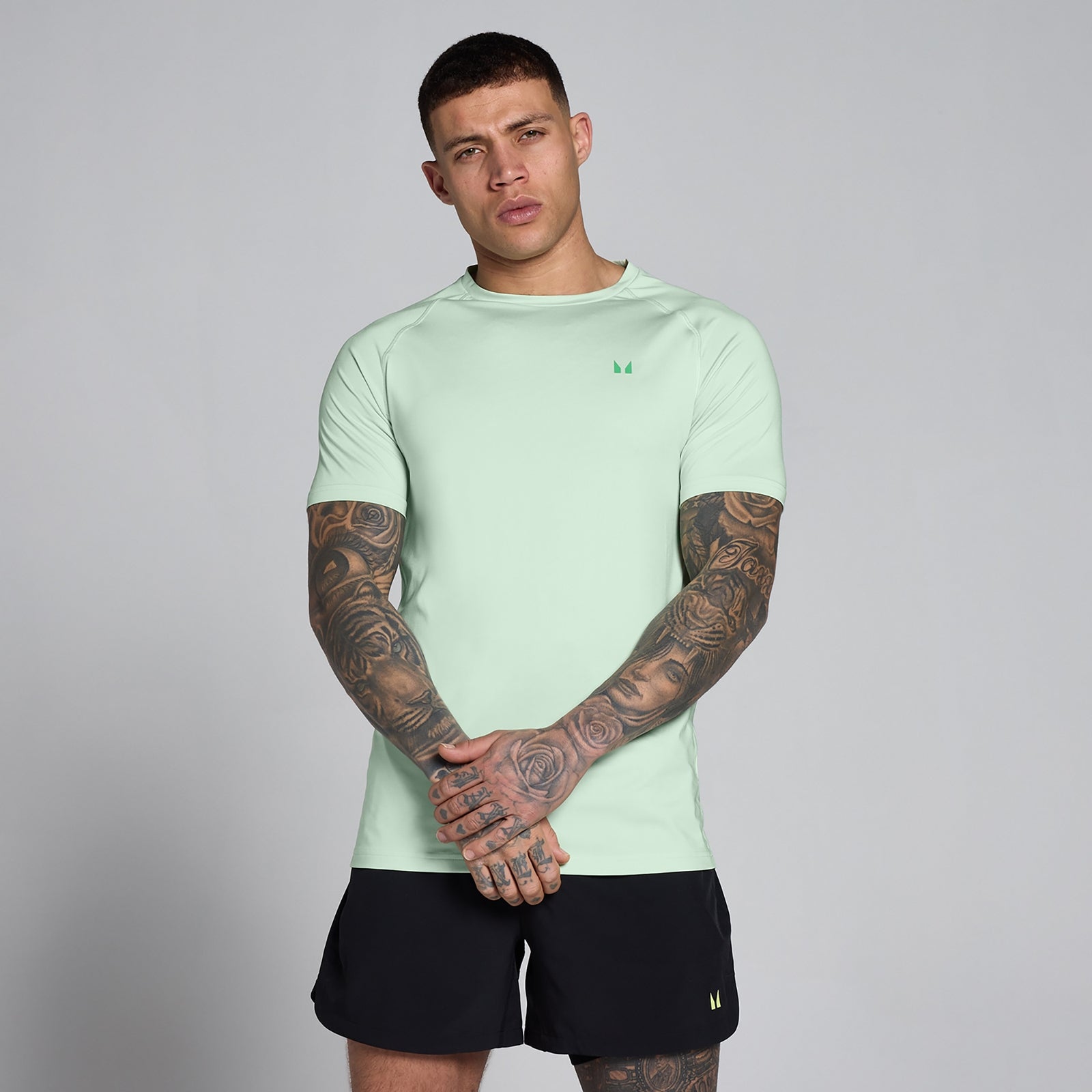 T-shirt training MP uomo - Lime tenue - L