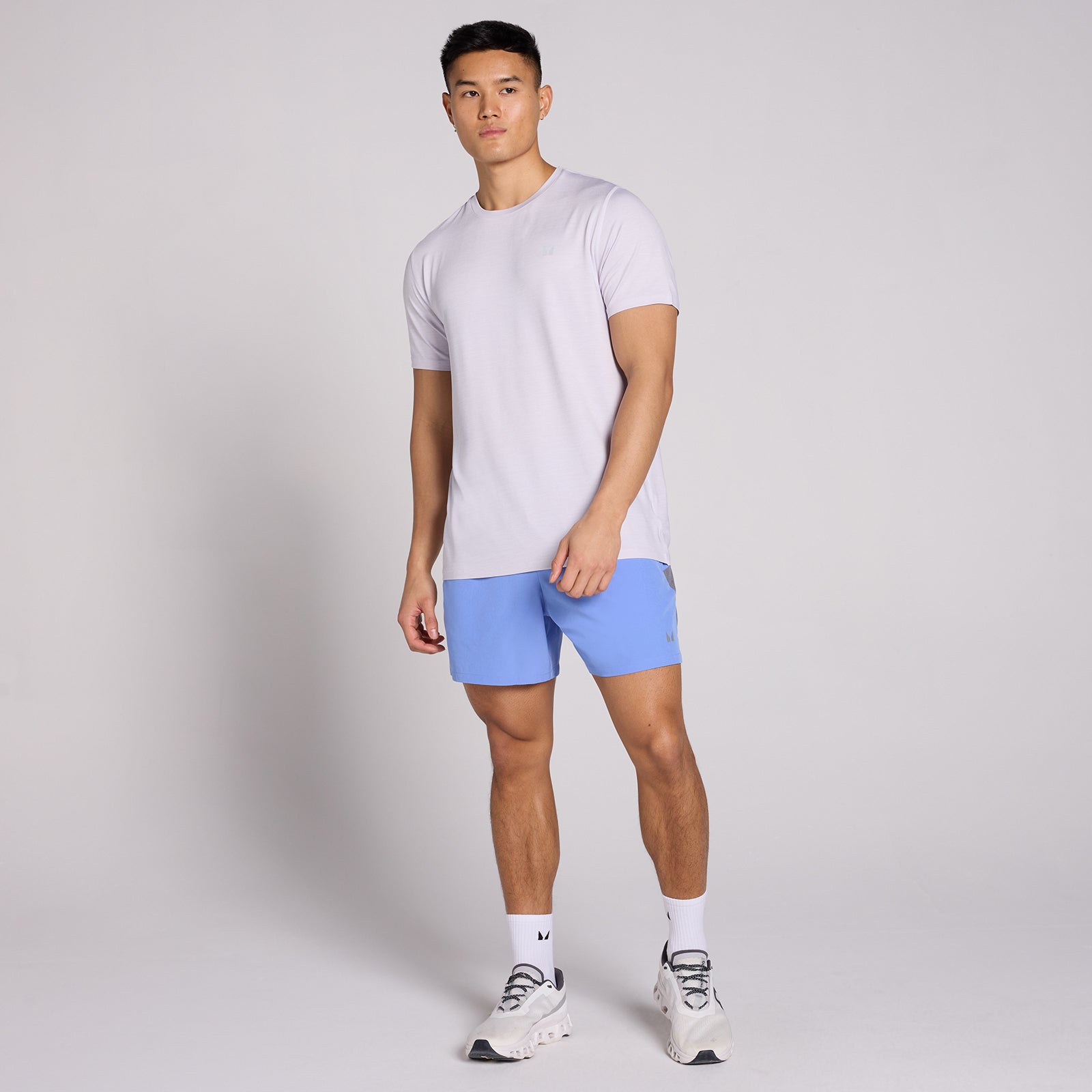 MP Herren Tempo Marl T-Shirt - Fliedergrau - M — Bild 4