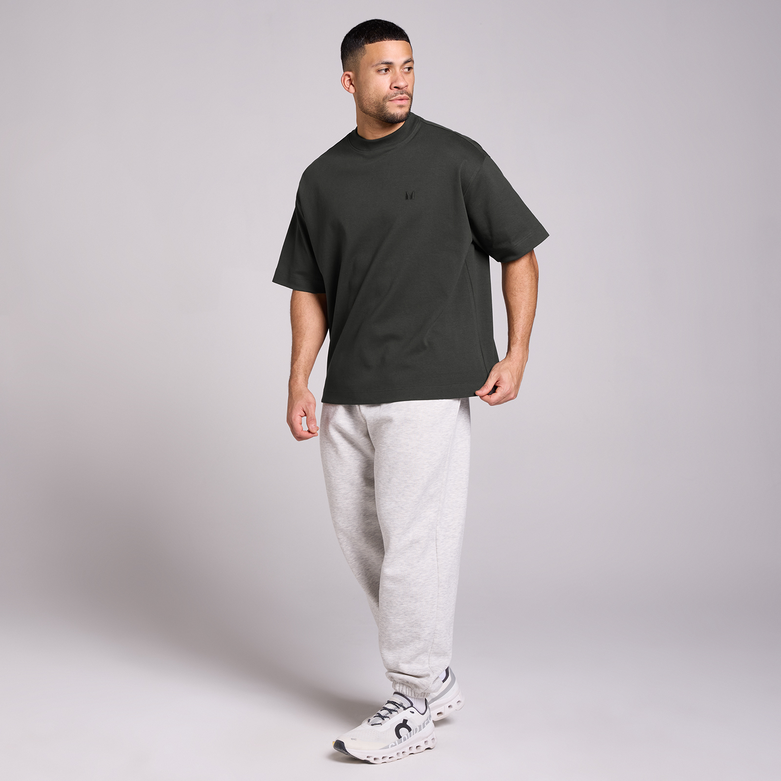 Thumbnail - MP Herren Oversized Cotton T-Shirt - Schwarz Verwaschen - S