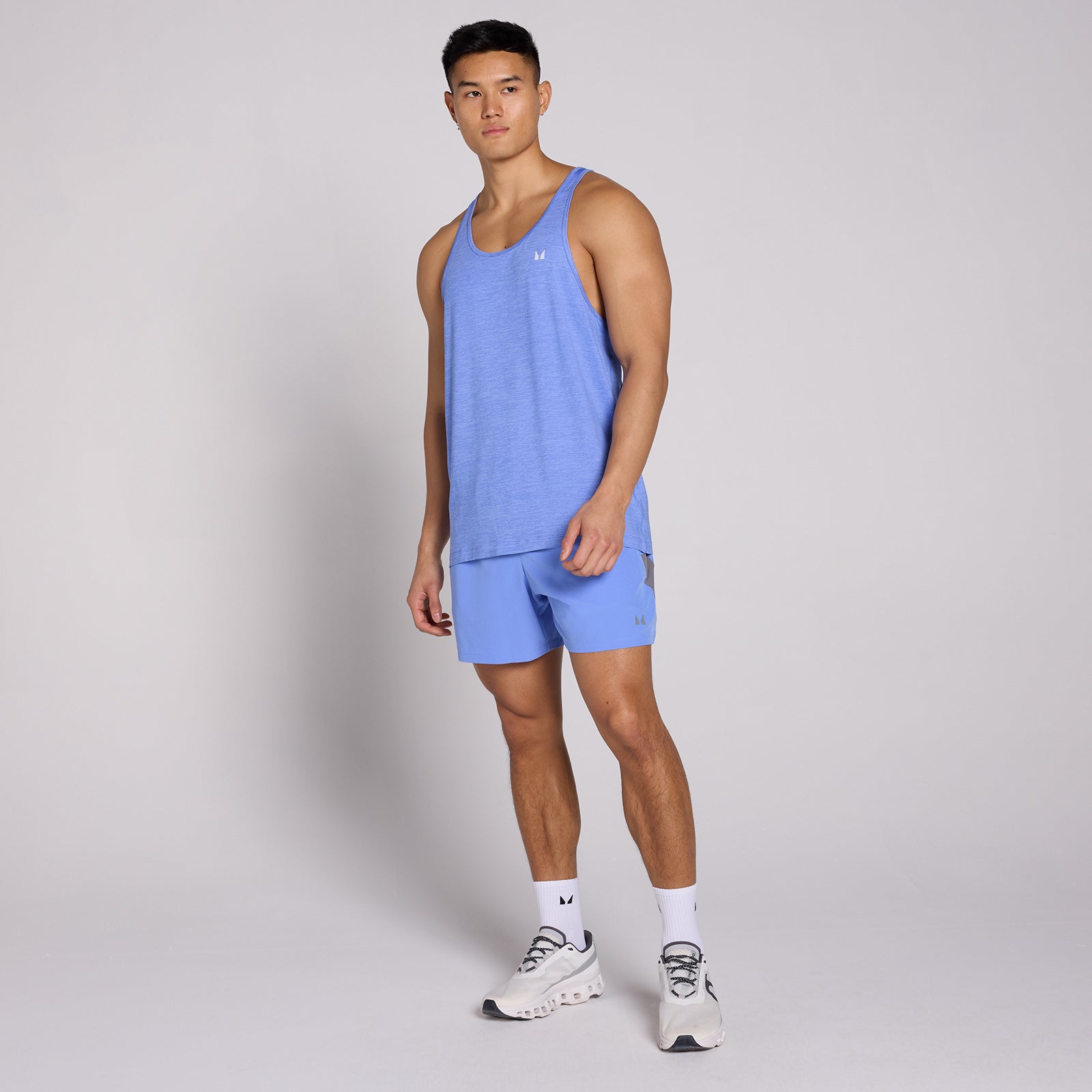 MP Herren Tempo Marl Tank-Top - Kornblumenblau - S — Bild 4