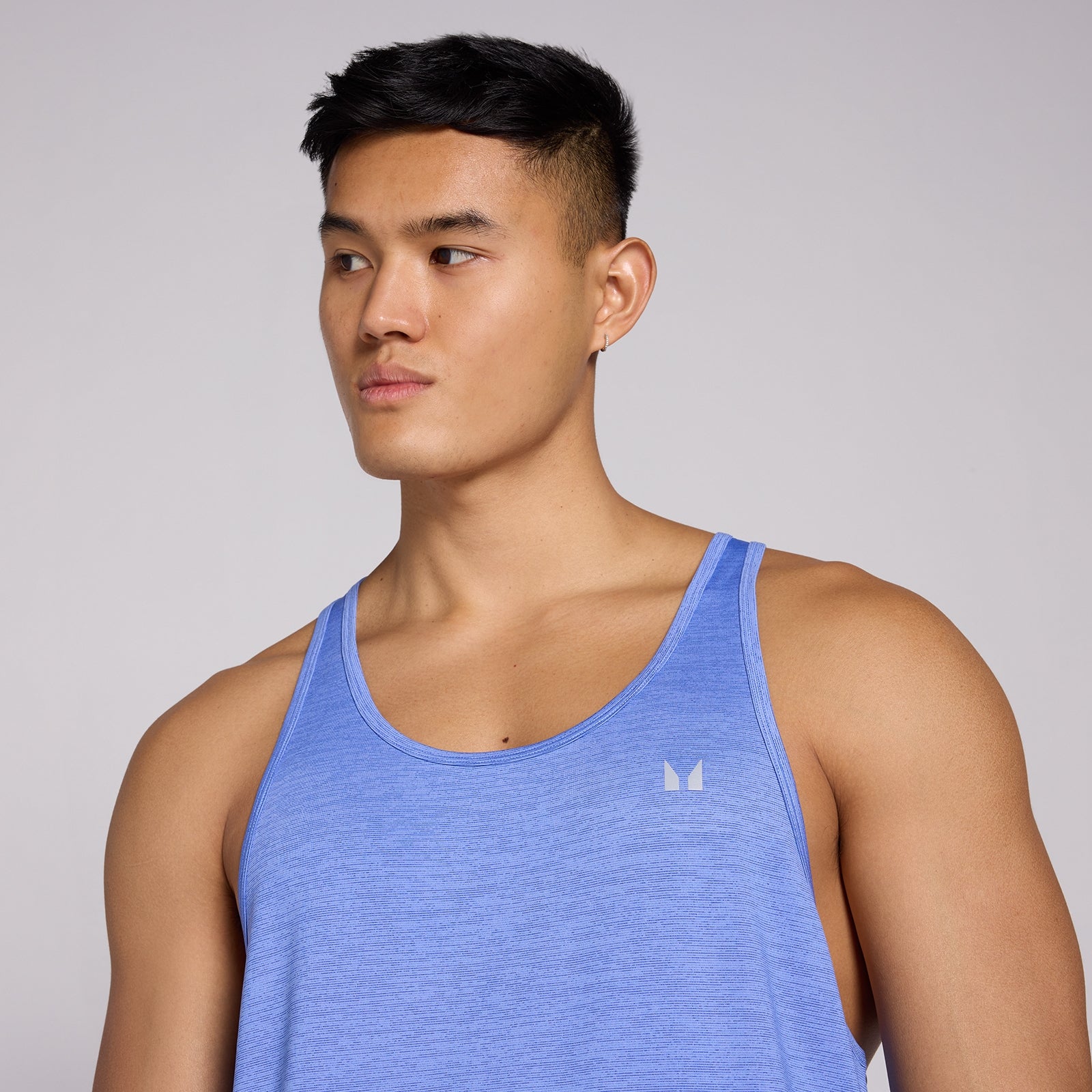 MP Herren Tempo Marl Tank-Top - Kornblumenblau - S — Bild 5