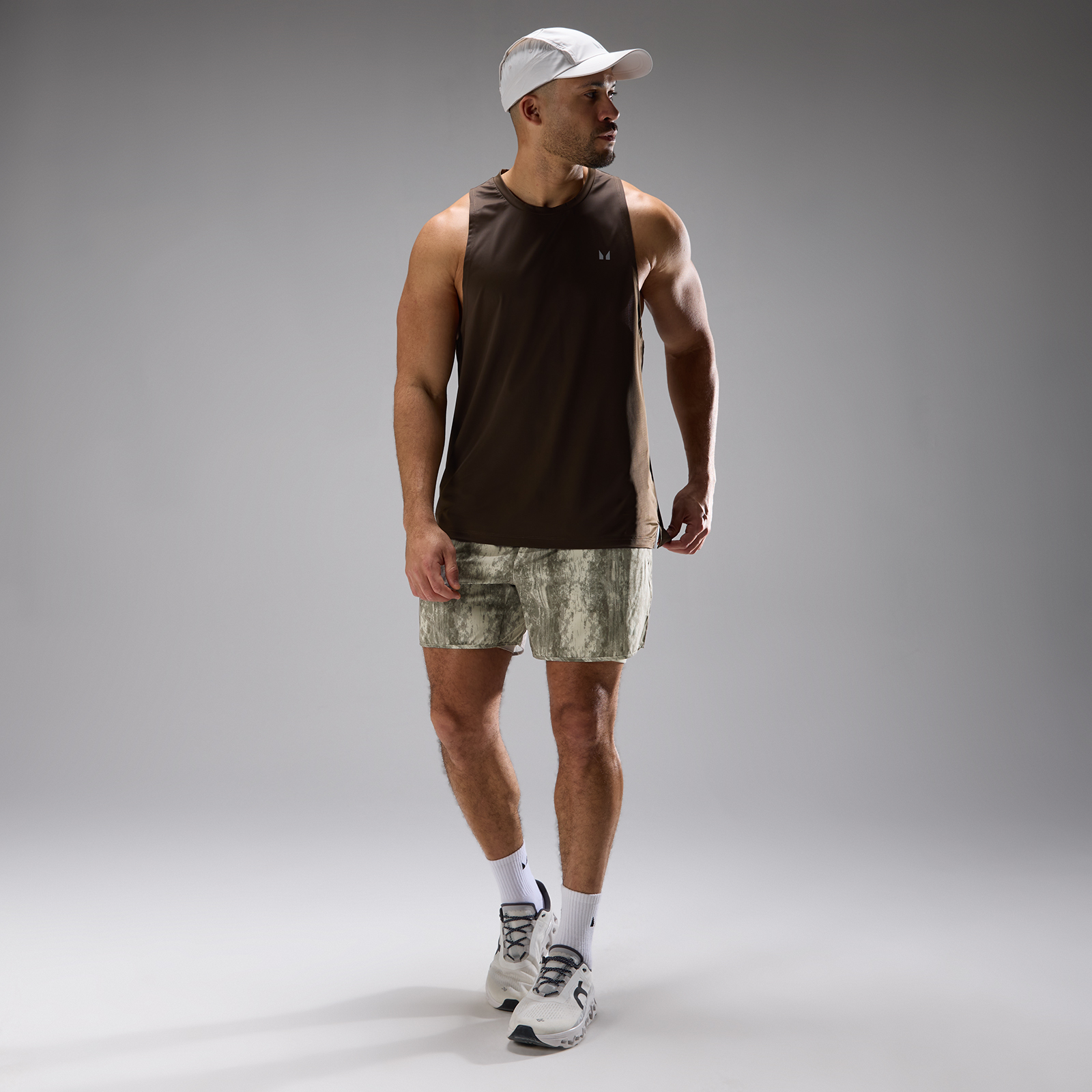 Thumbnail - MP Herren Velocity Ultra 5  2-in-1 Mesh Short - Terrafade - L