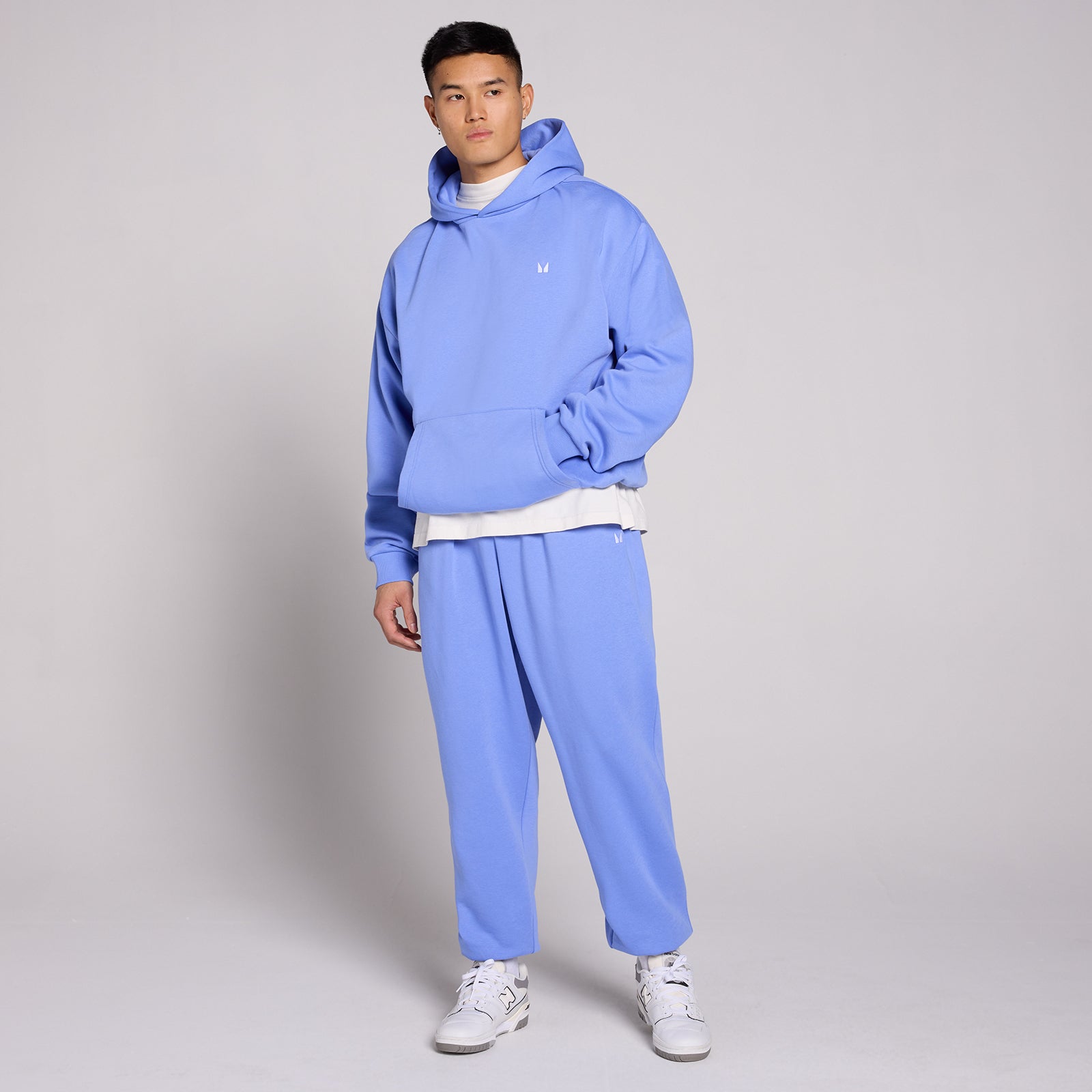 MP Herren Rest Day Oversized-Hoodie - Kornblumenblau - L — Bild 4