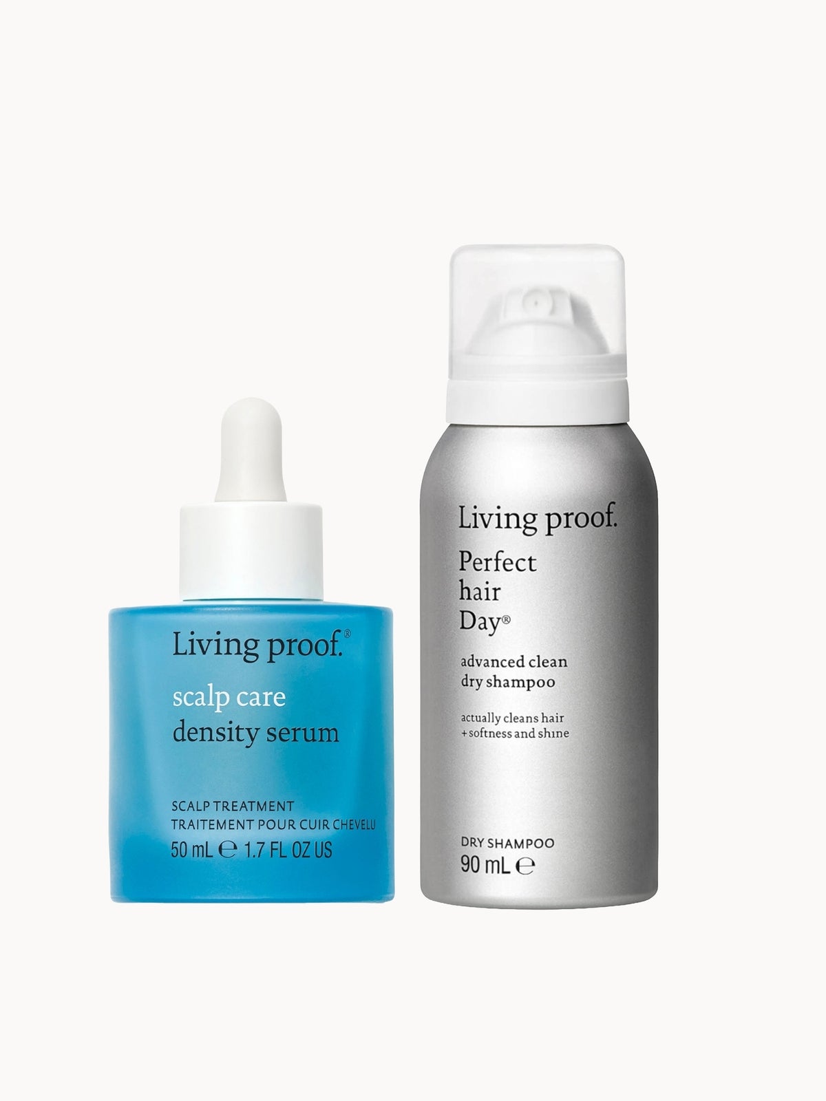Living Proof (PhD) Advanced Clean Dry Shampoo 90ml & Scalp Care Density Serum 50ml