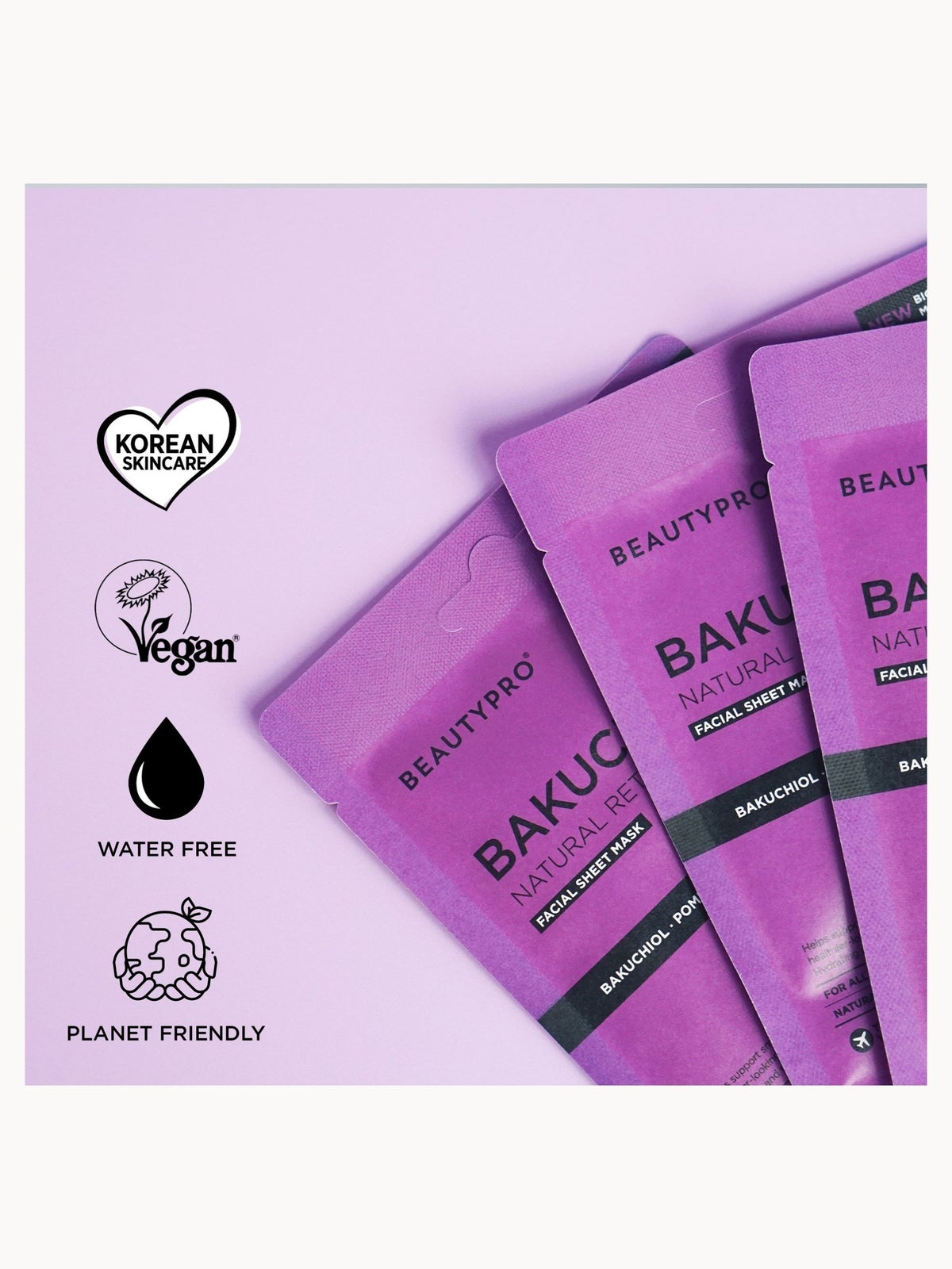 BEAUTYPRO Bakuchiol Face Mask 22ml 4