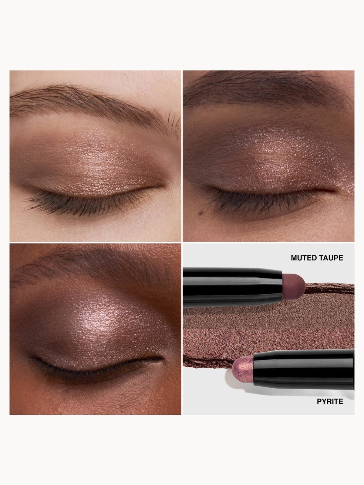 Bobbi Brown - Dual-Ended Long-Wear Cream Eyeshadow Stick (Various Shades) - Pyrite / Muted Taupe 3