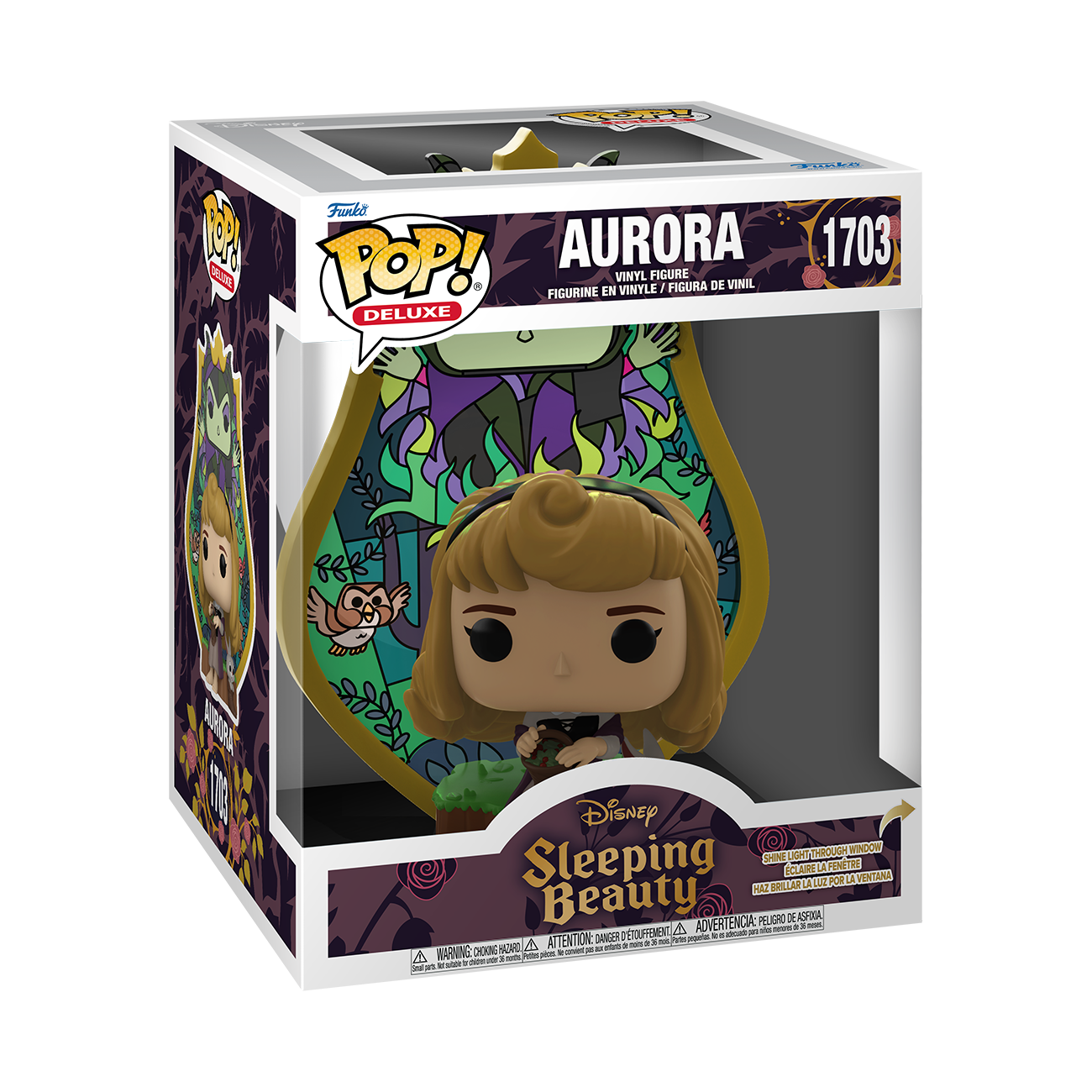 Image of POP! Deluxe: Sleeping Beauty – Aurora (Glass) Funko POP! Vinyl