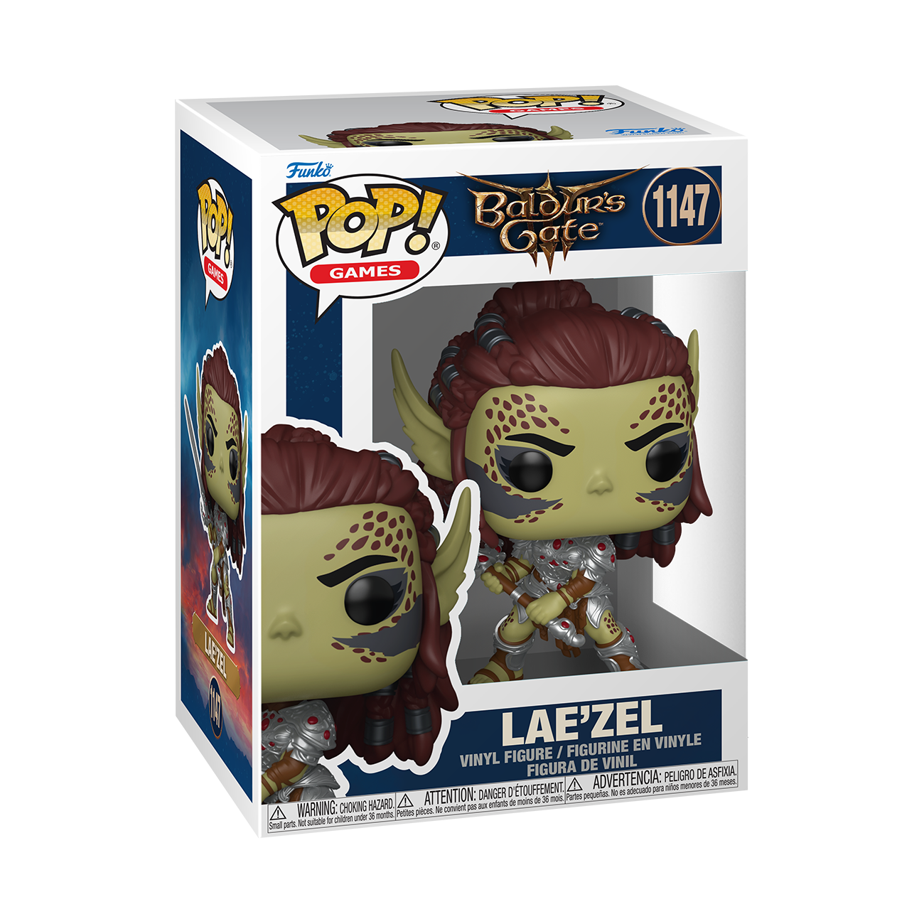 Baldur's Gate 3 Lae'zel with Sword Funko POP Vinyl