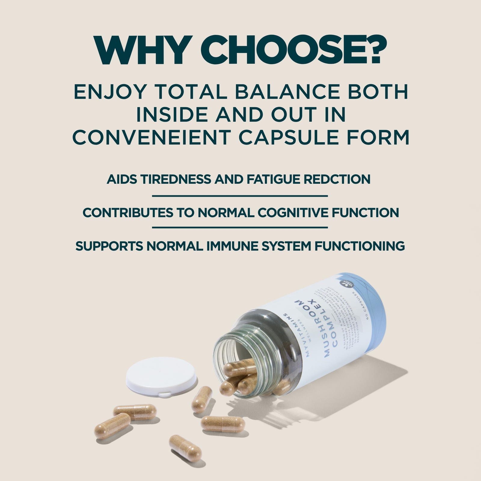 Myprotein 6 In 1 Mushroom Complex Capsules