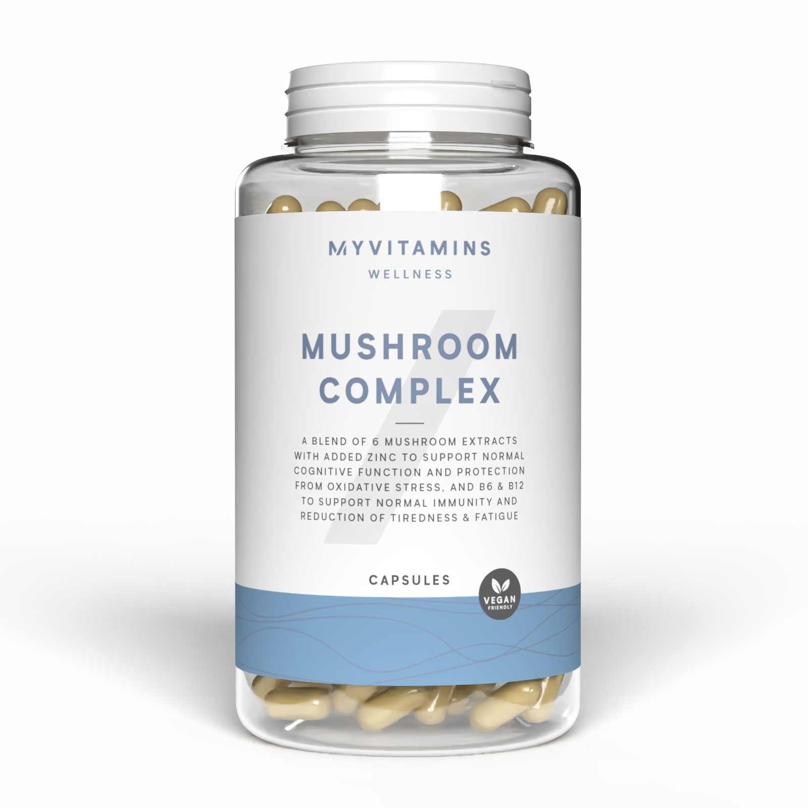 Myprotein UK Myvitamins 6 In 1 Mushroom Complex Capsules