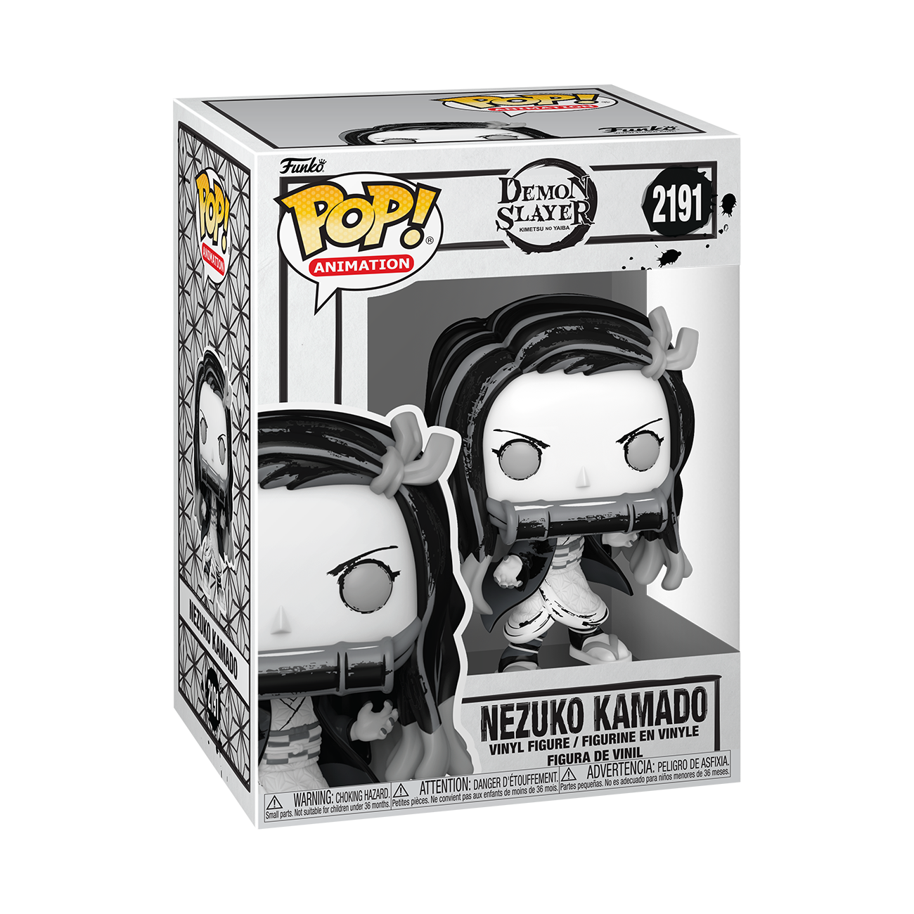 Image of POP! Animation: Demon Slayer – Nezuko (Sumi-Ink) Funko POP! Vinyl