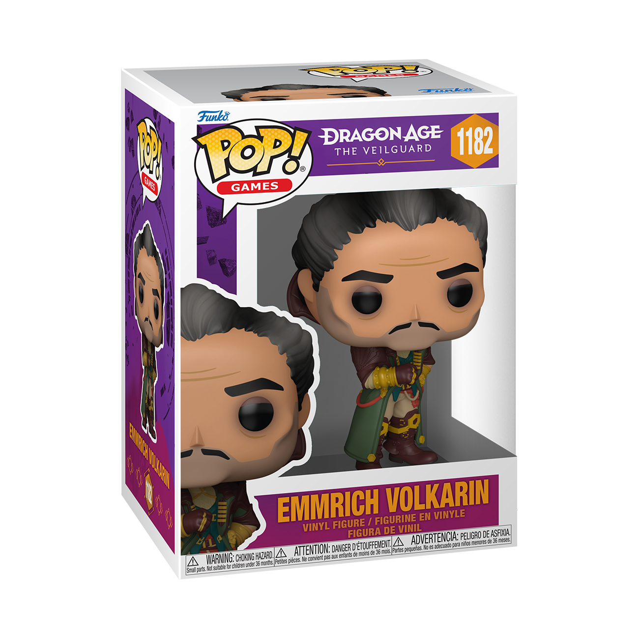 Image of Dragon Age The Veilguard Funko POP! Emmrich Volkarin Vinyl Figure