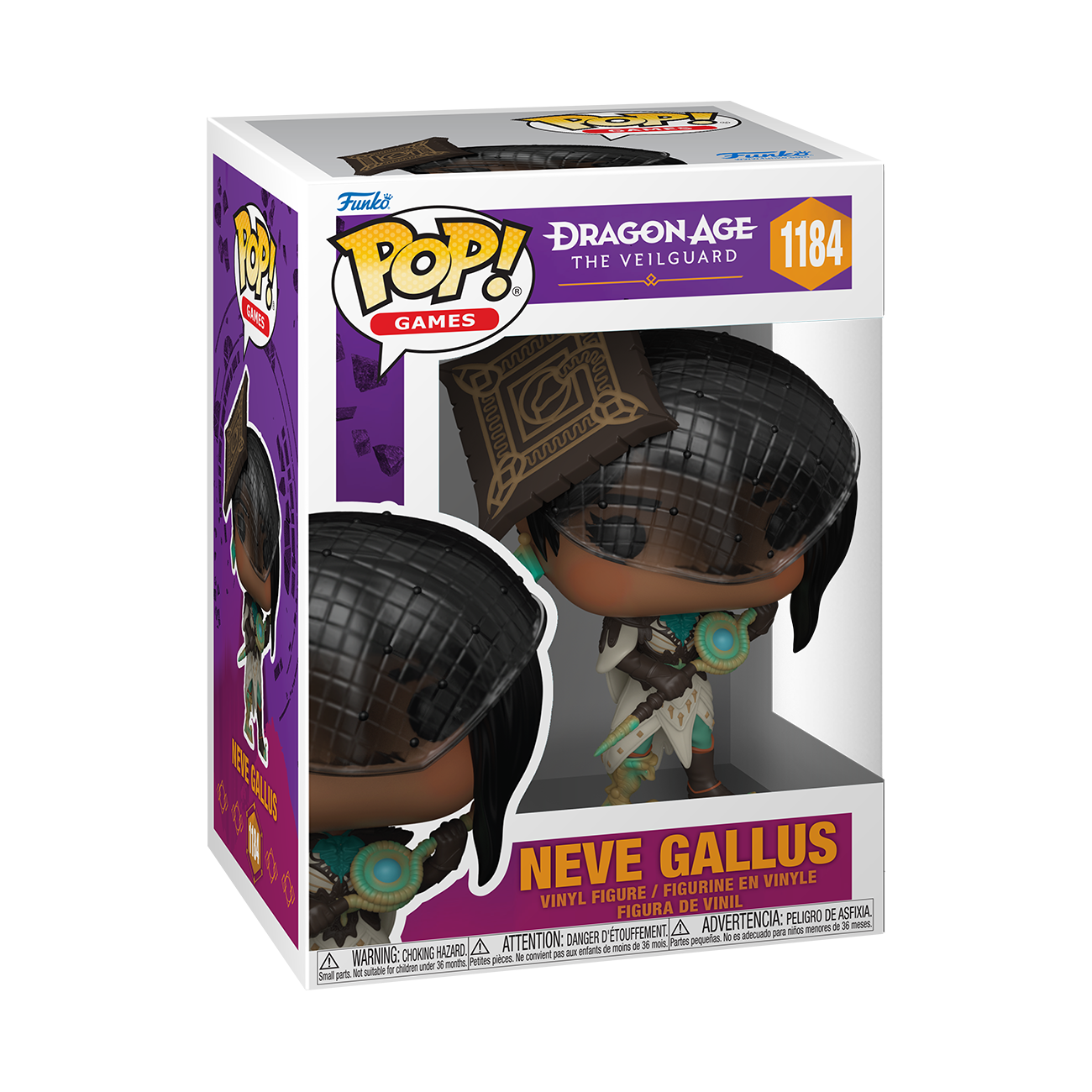 Image of Dragon Age The Veilguard Funko POP! Neve Gallus Vinyl Figure