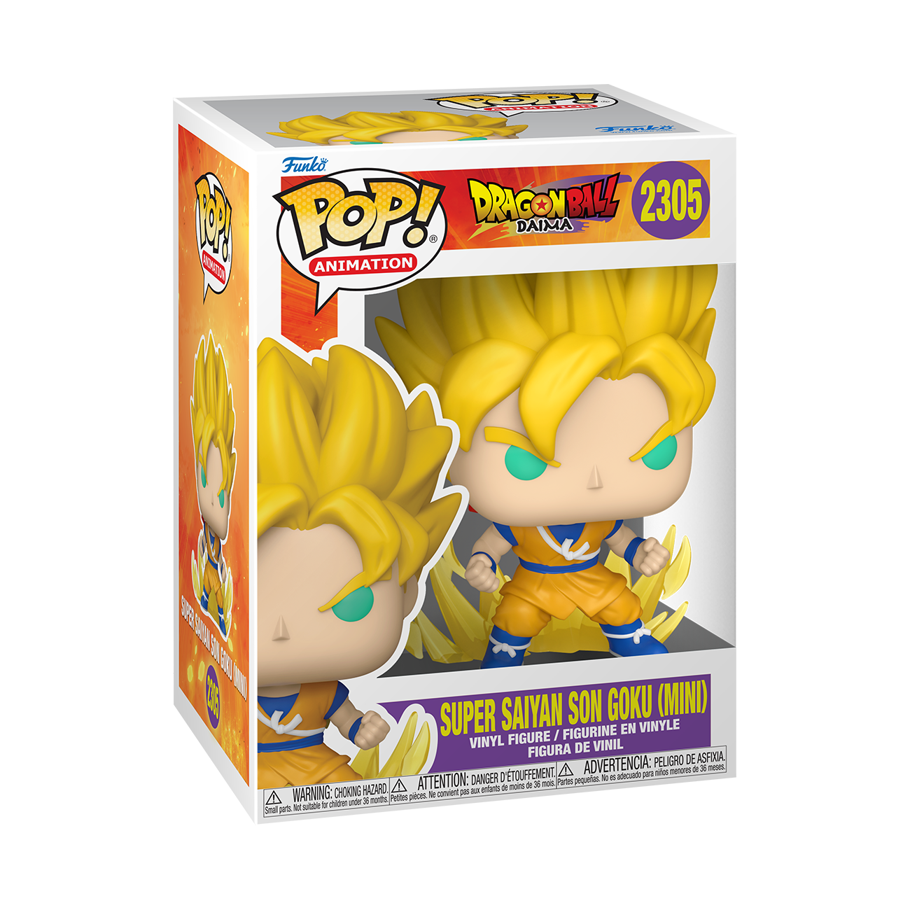 Image of Dragon Ball Daima Funko POP! Son Goku Super Saiyan With Chance of Glow Chase Vinyl Figure
