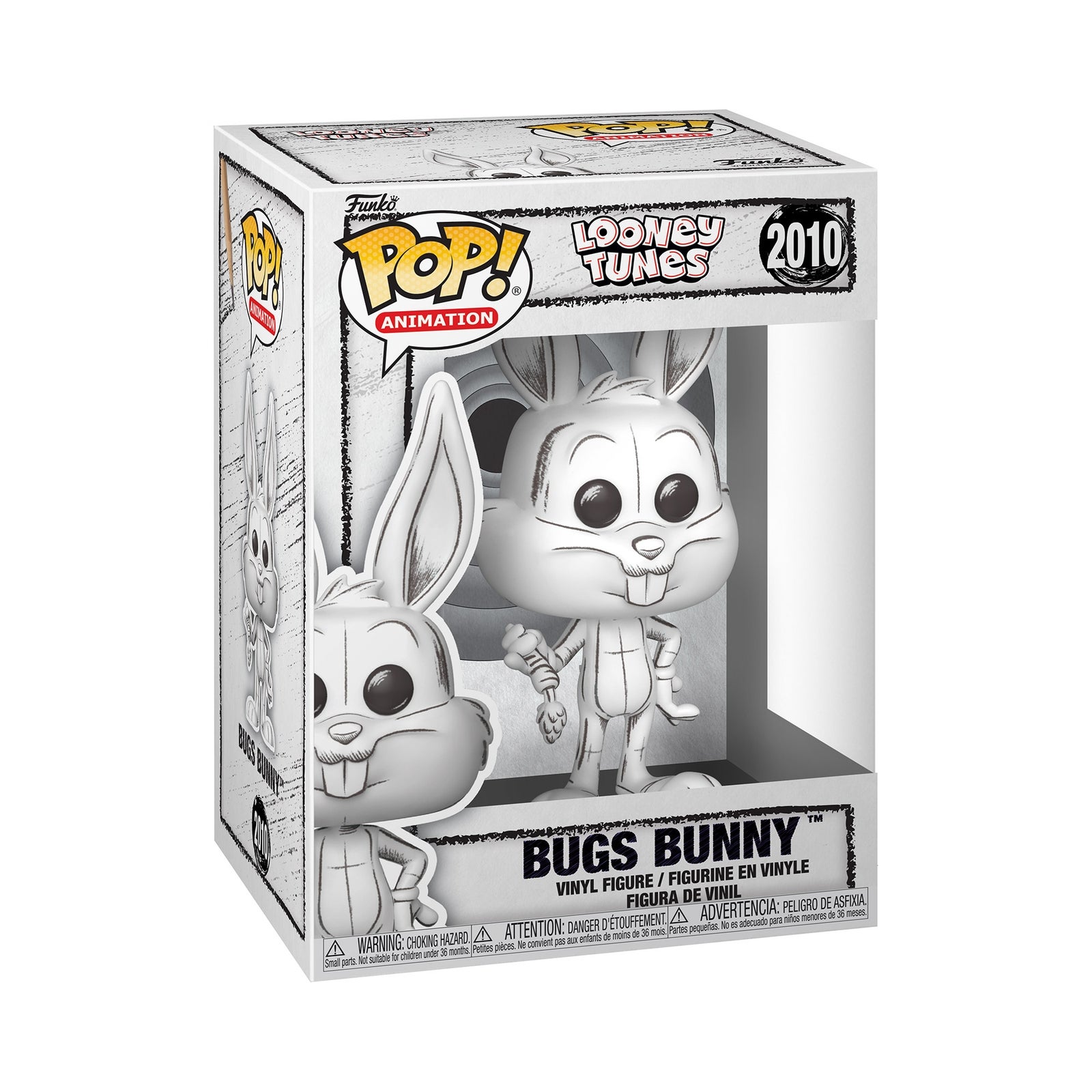 Looney Tunes Funko POP! Bugs Bunny Sketch Vinyl Figure